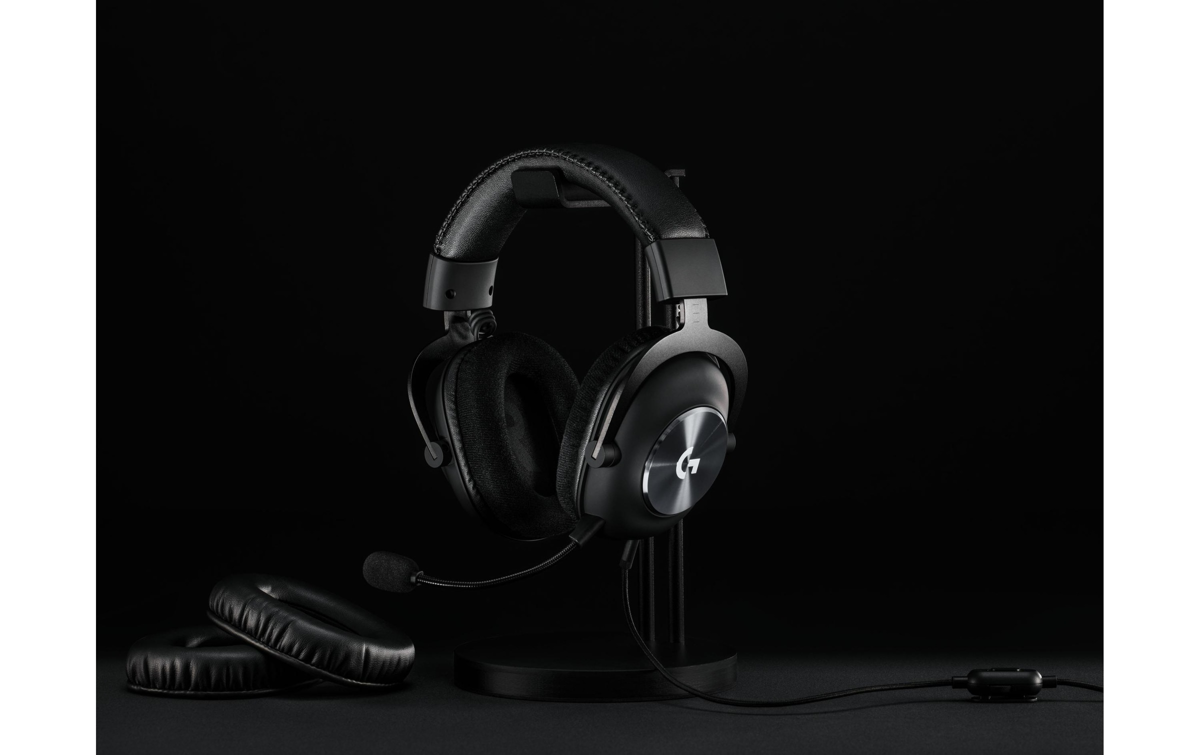 Logitech Gaming-Headset »G PRO X Gaming 7.1 Surround Schwarz«, Noise-Cancelling-Mikrofon abnehmbar