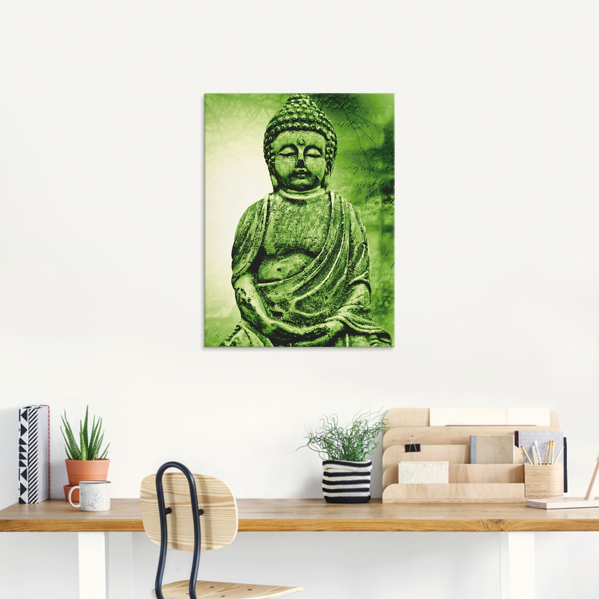 Artland Glasbild »Buddha«, Religion, (1 St.), in verschiedenen Grössen