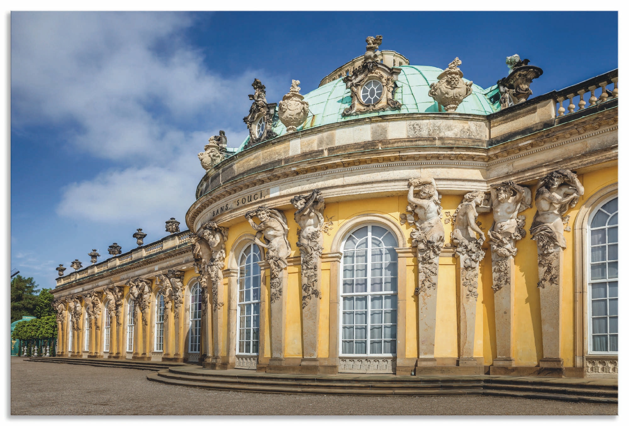 Artland Wandbild »Schloss Sanssouci«, Gebäude, (1 St.), als Alubild,  Leinwandbild, Wandaufkleber oder Poster in versch. Grössen jetzt kaufen