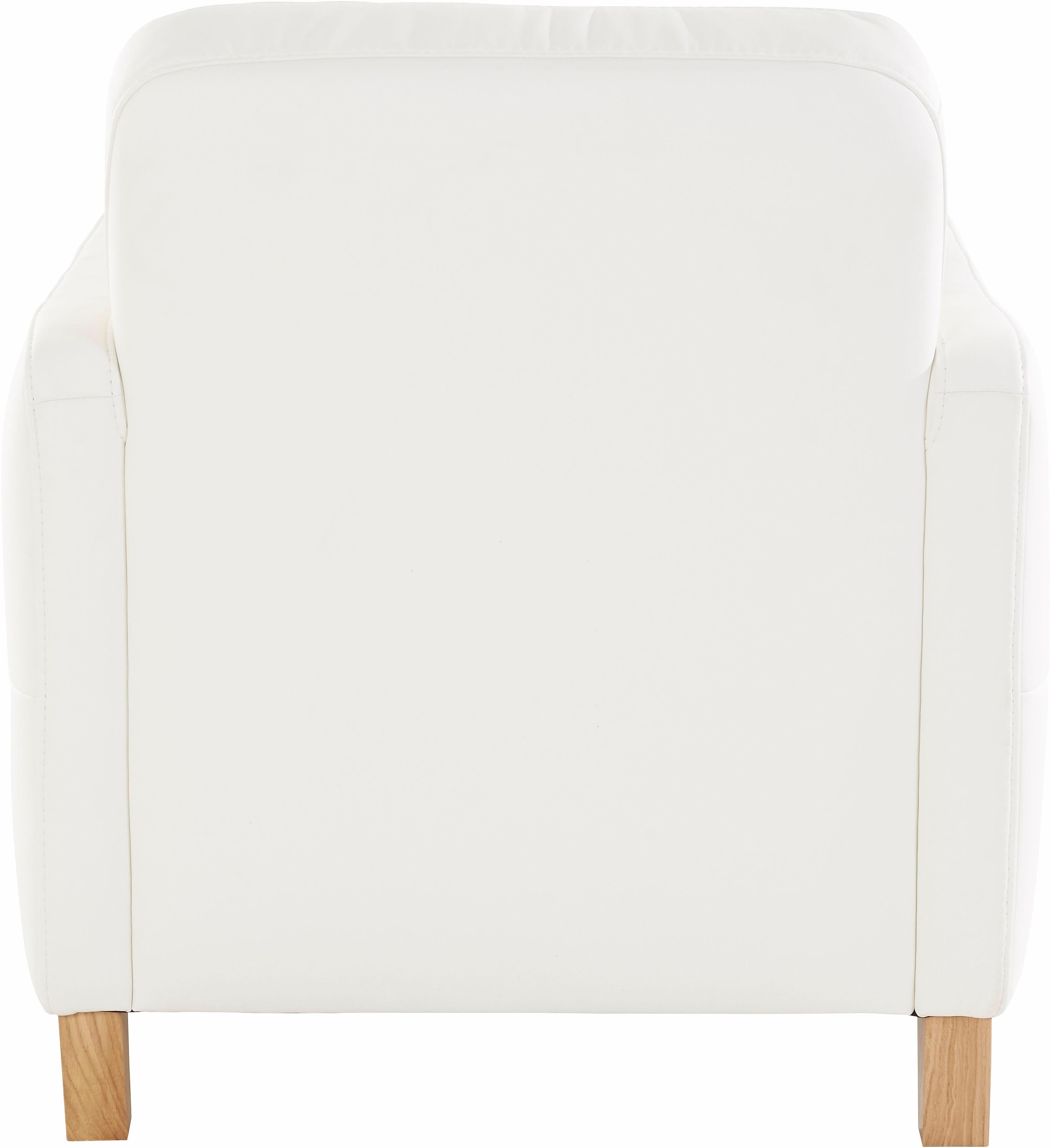 exxpo - sofa fashion Fauteuil »Elio, Loungesessel, aufwendige Detailverarbeitung, bequem und modern« hoher Sitzkomfort für entspannende Momente