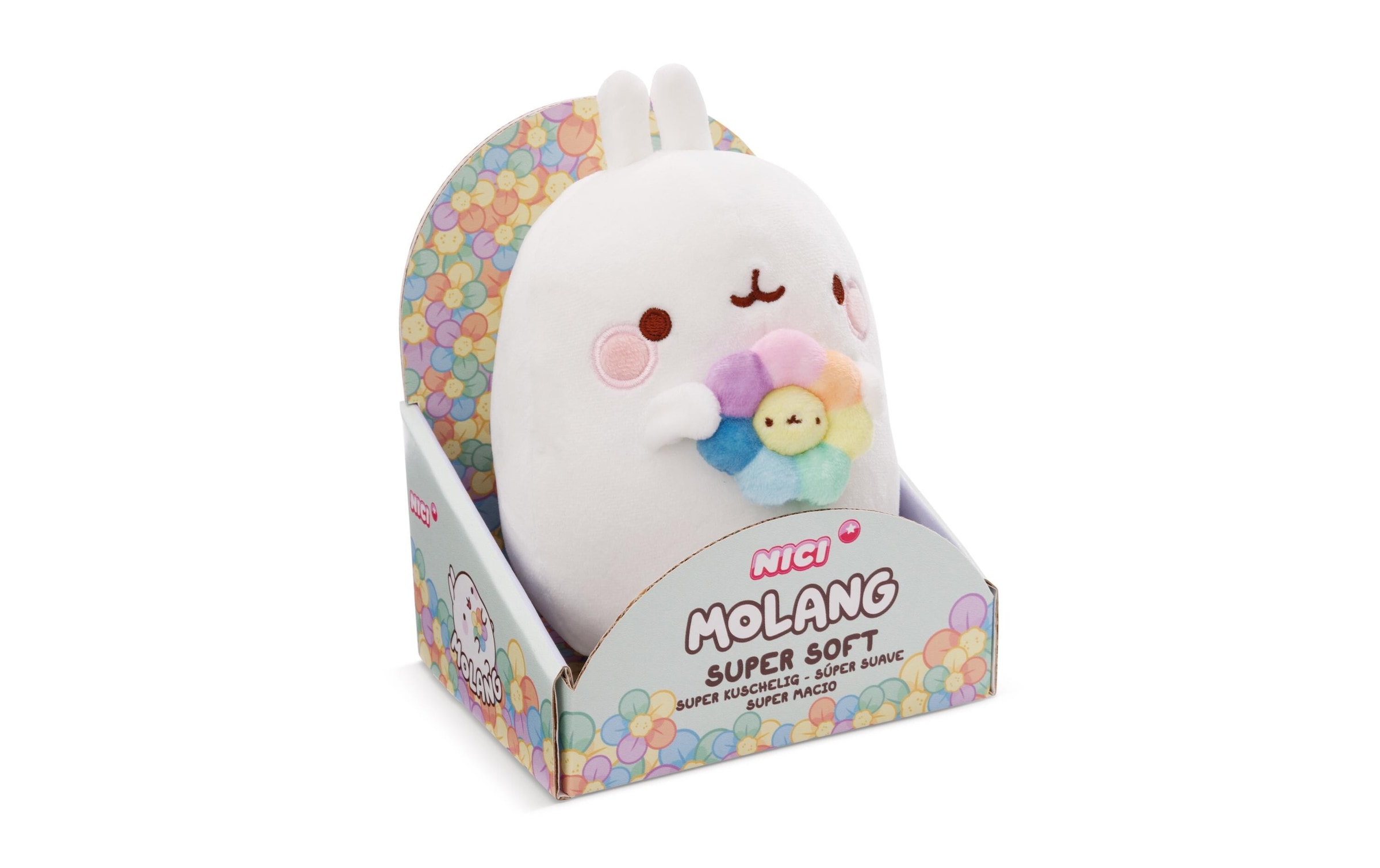 Nici Plüschfigur »Nici Molang mit Regenbogenblume 24 cm«
