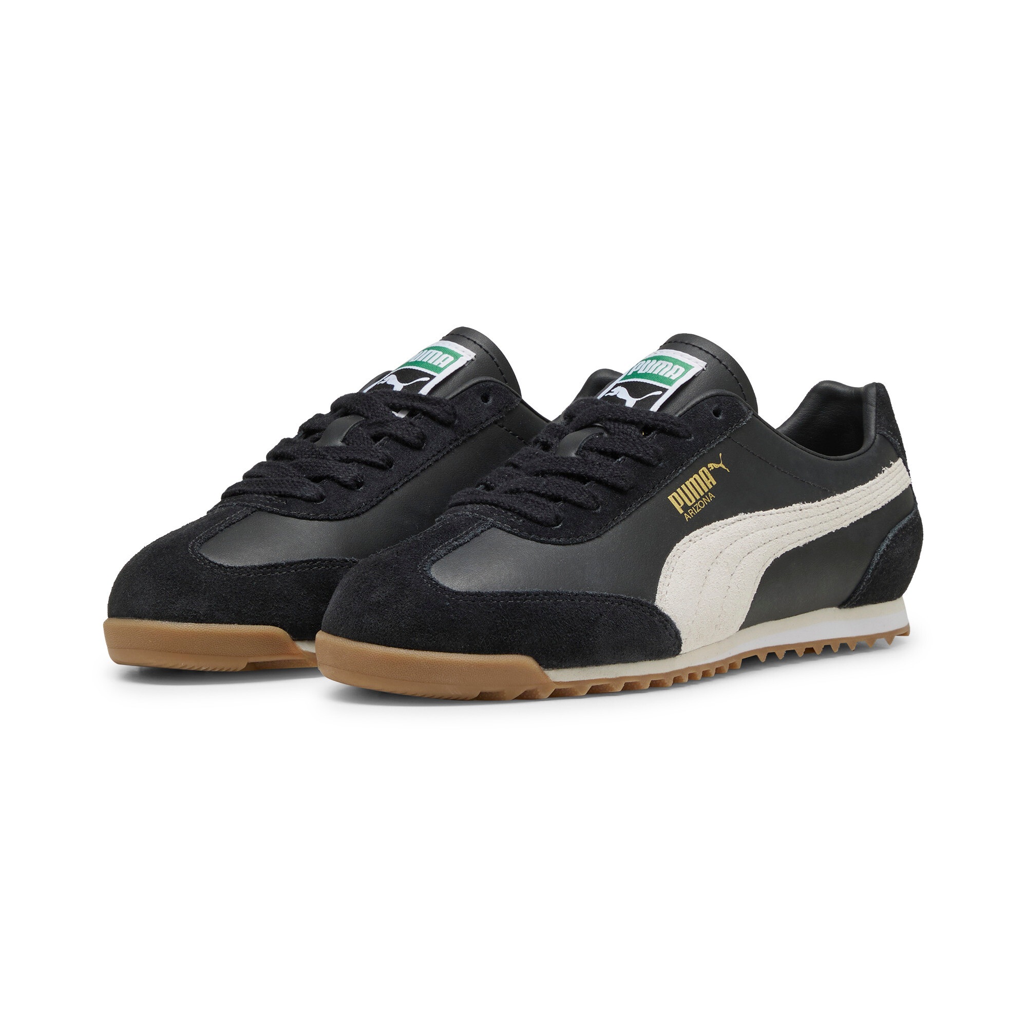 Image of PUMA Sneaker "ARIZONA RETRO" aus Leder und Wildleder-Overlays, mit EVA-Zwischensohle
