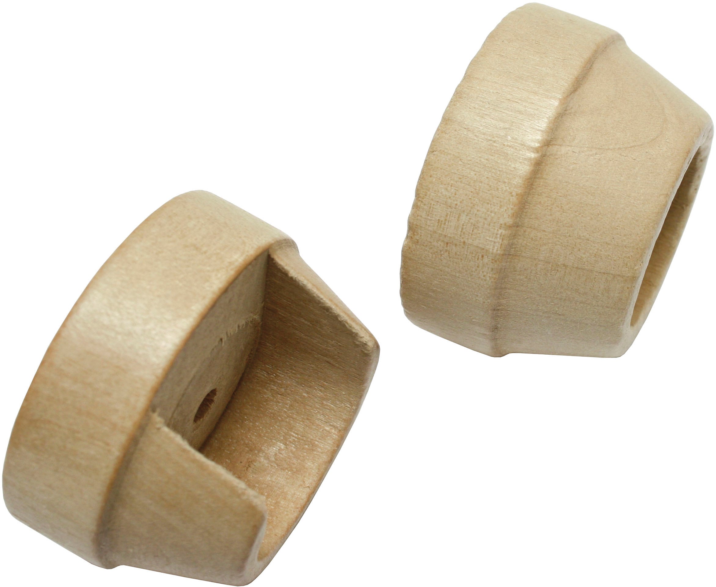 GARDINIA Gardinenstangenhalter »Wandlager für Ø 28 mm Holz« Serie Gardinenstangen-Set Lugano Classic Ø 28 mm