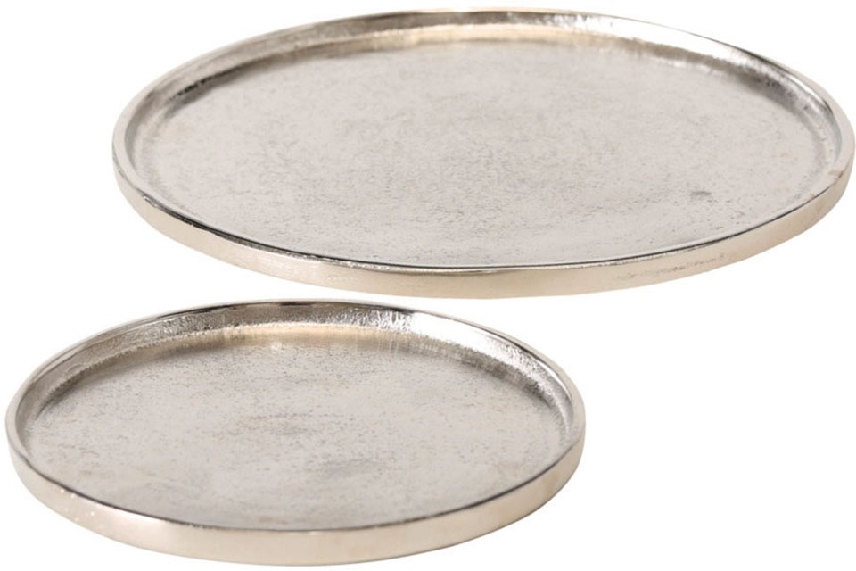 Image of BOLTZE Dekoteller »Valomi«, (Set, 2 St.), aus Aluminium, Ø ca. 18 cm und 27 cm bei Ackermann Versand Schweiz