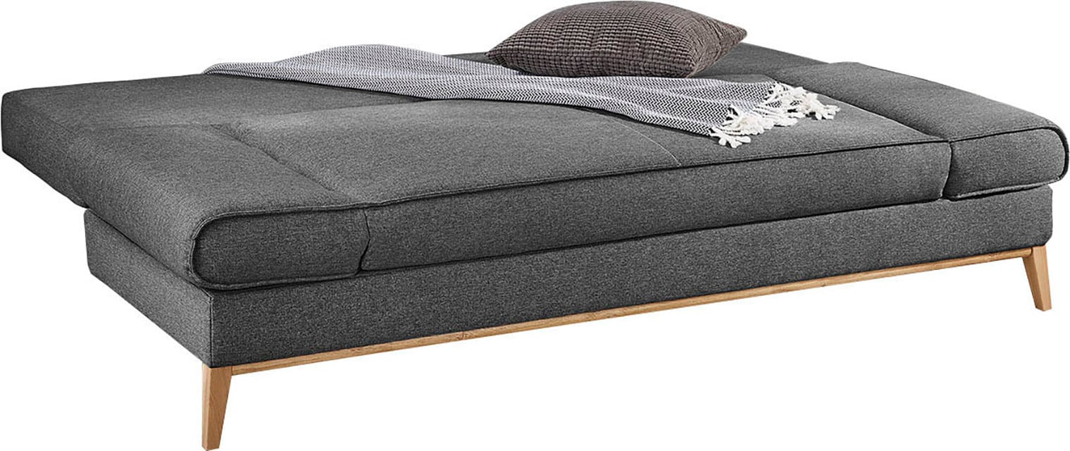 Jockenhöfer Gruppe Canapé-lit »Yann« inklusive Bettfunktion, Stauraum/Bettkasten, verstellbare Armlehnen