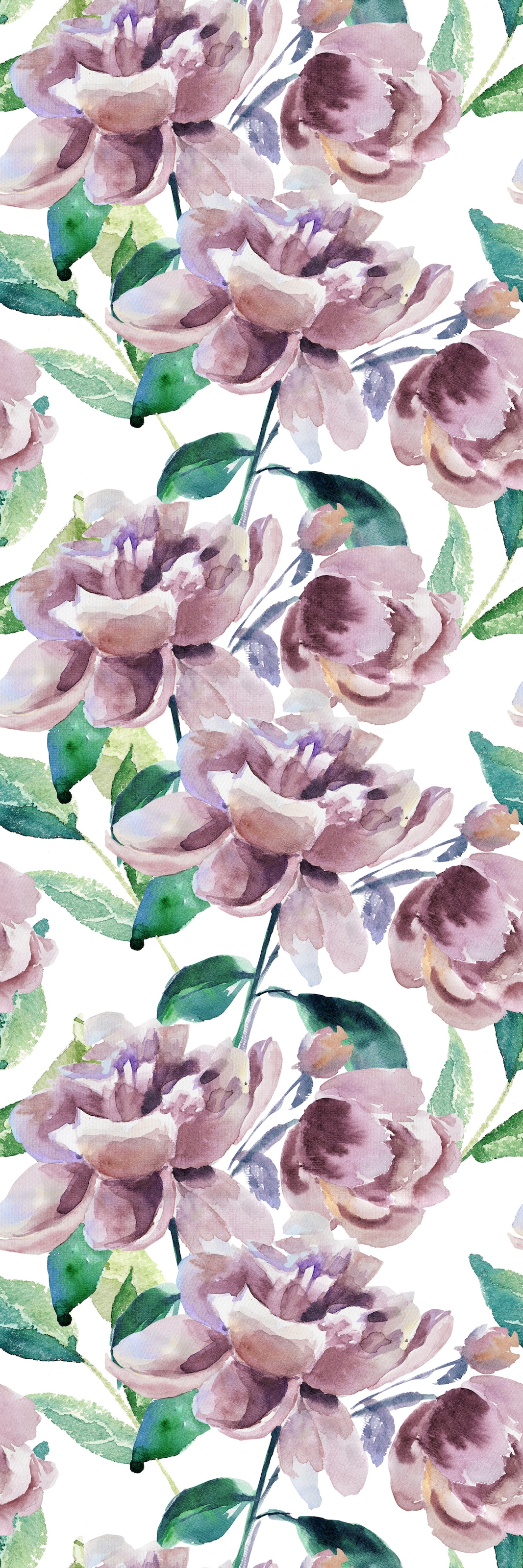 Image of queence Vinyltapete "Oldl" Motiv bedruckt botanisch floral gemustert natürlich glatt 90x250cm, selbstklebend, kinderleichte Anbringung, Sticker