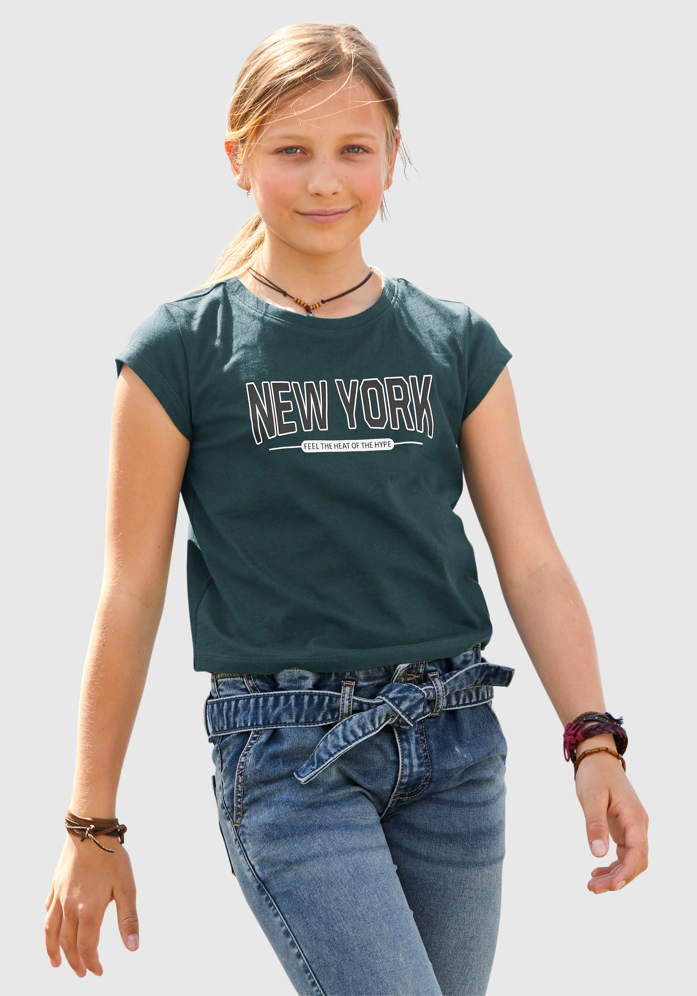 Trendige KIDSWORLD T-Shirt, mit Städtedruck ohne Mindestbestellwert kaufen