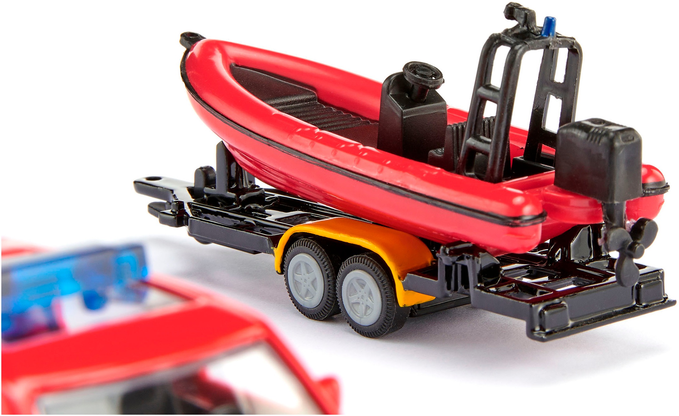 Siku Spielzeug-Auto »Land Rover Defender mit Boot (1608)«