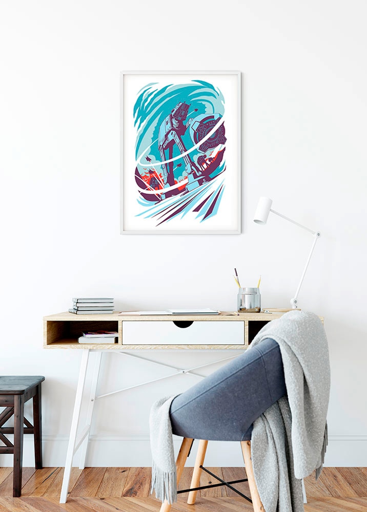 Komar Bild »Star Wars Classic Vector Hoth«, Star Wars, (1 St.), Wandbild zur Dekoration im Kinderzimmer - ohne Rahmen