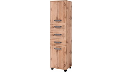 Schildmeyer Hochschrank »Milan«, Breite 40,5 cm, mit 2 Türen, 3 Schubladen &... kaufen