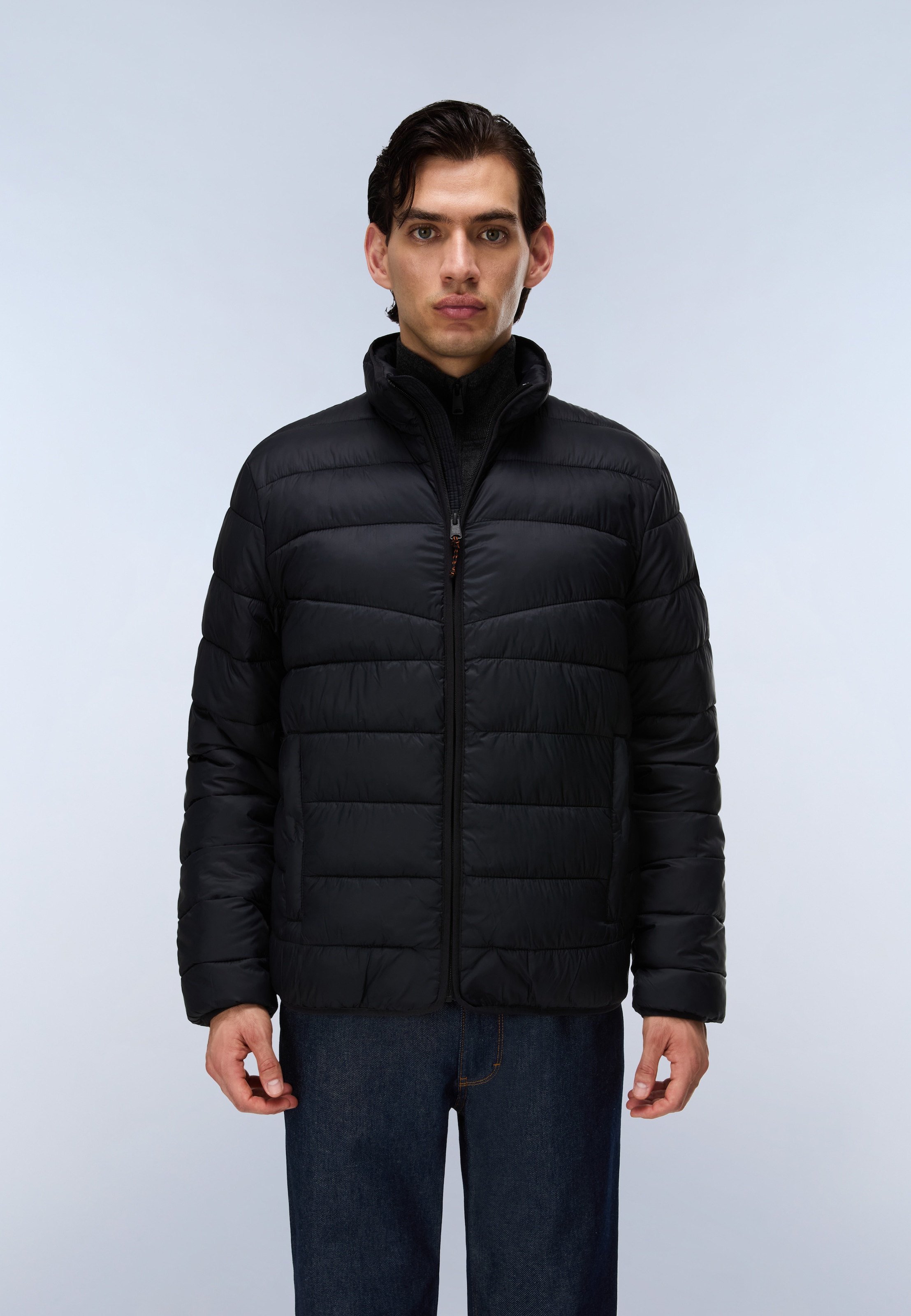Image of Napapijri Steppjacke "AERONS S 4 BLACK BEAUTY" auch in grossen Grössen, aus Polyamid