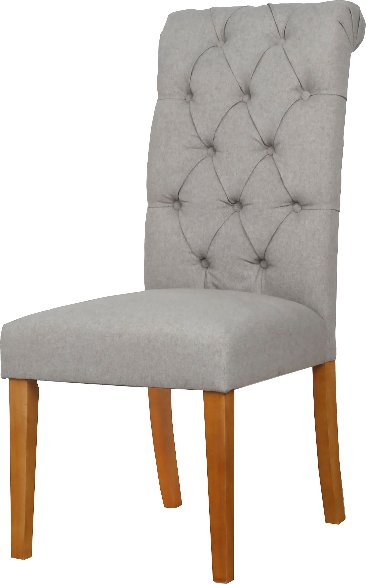 Image of Home affaire Esszimmerstuhl »Liao«, (Set), Feinstruktur, 2er-Set, mit edler Knopfheftung in der Rückenlehne bei Ackermann Versand Schweiz