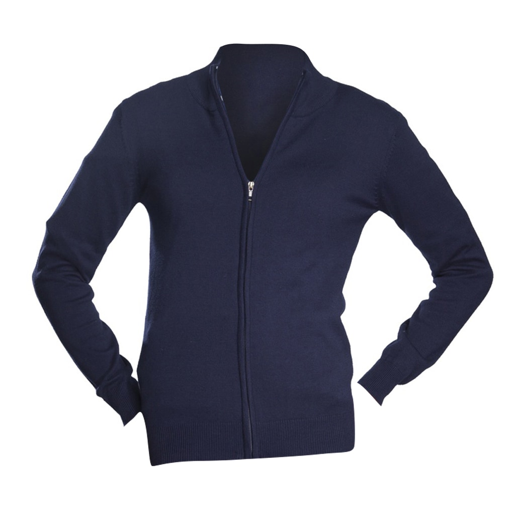 Strickjacke »Damen Gordon mit Reissverschluss, V-Ausschnitt, Langarm«