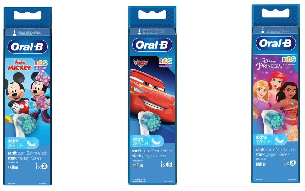Oral-B Aufsteckbürsten »Kids Mix ass«