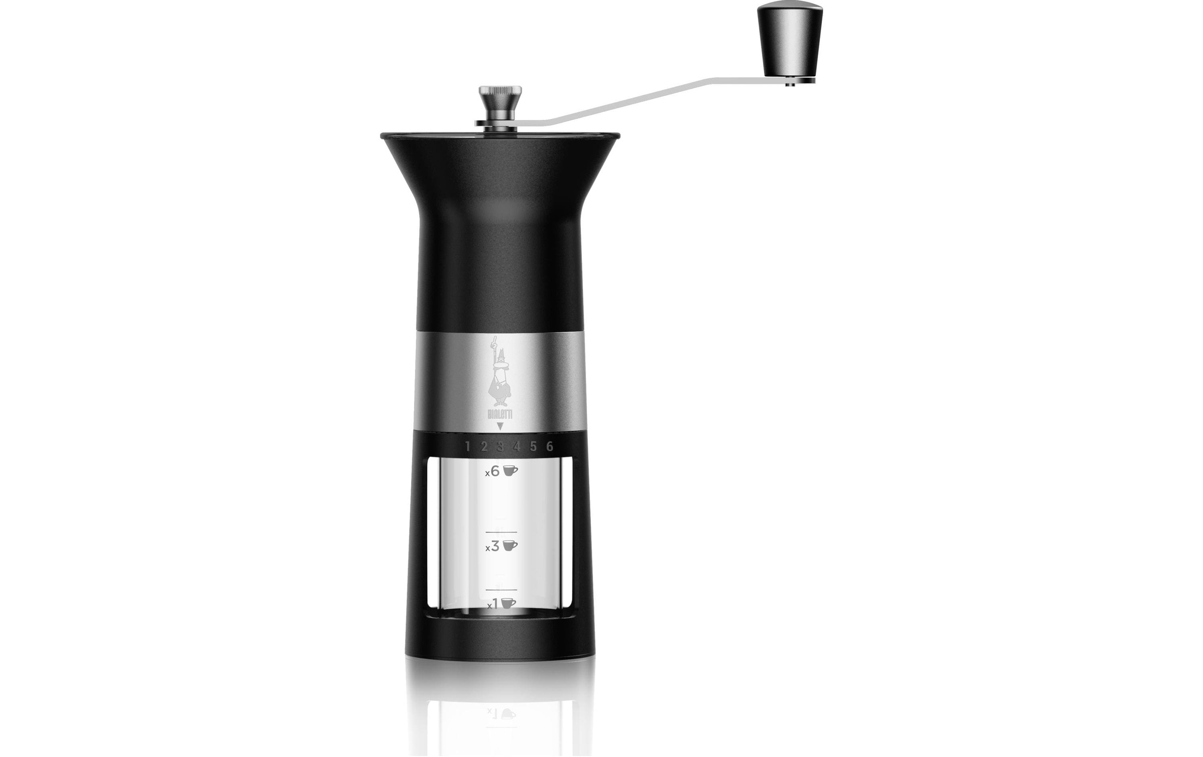 Image of BIALETTI Kaffeemühle "Premium Schwarz/Silber"