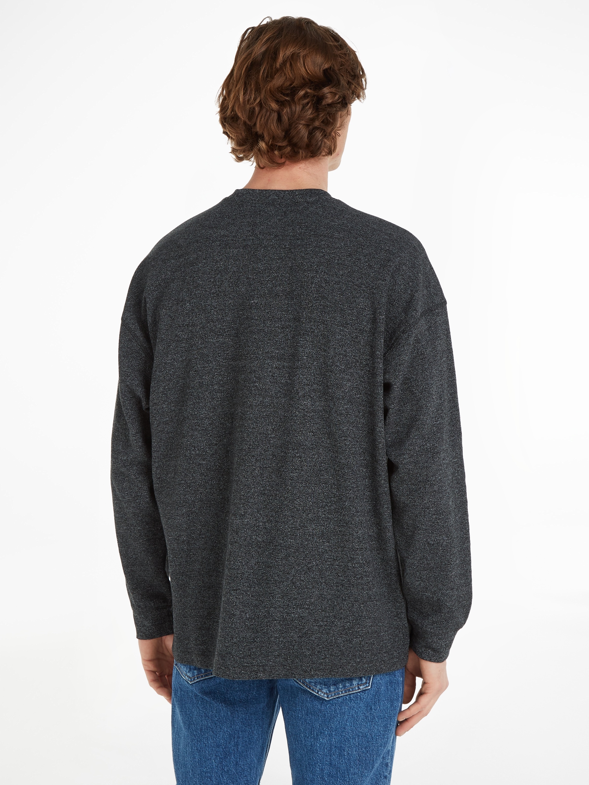 Tommy Jeans Langarmshirt »TJM RLX WAFFLE SNIT TEE«