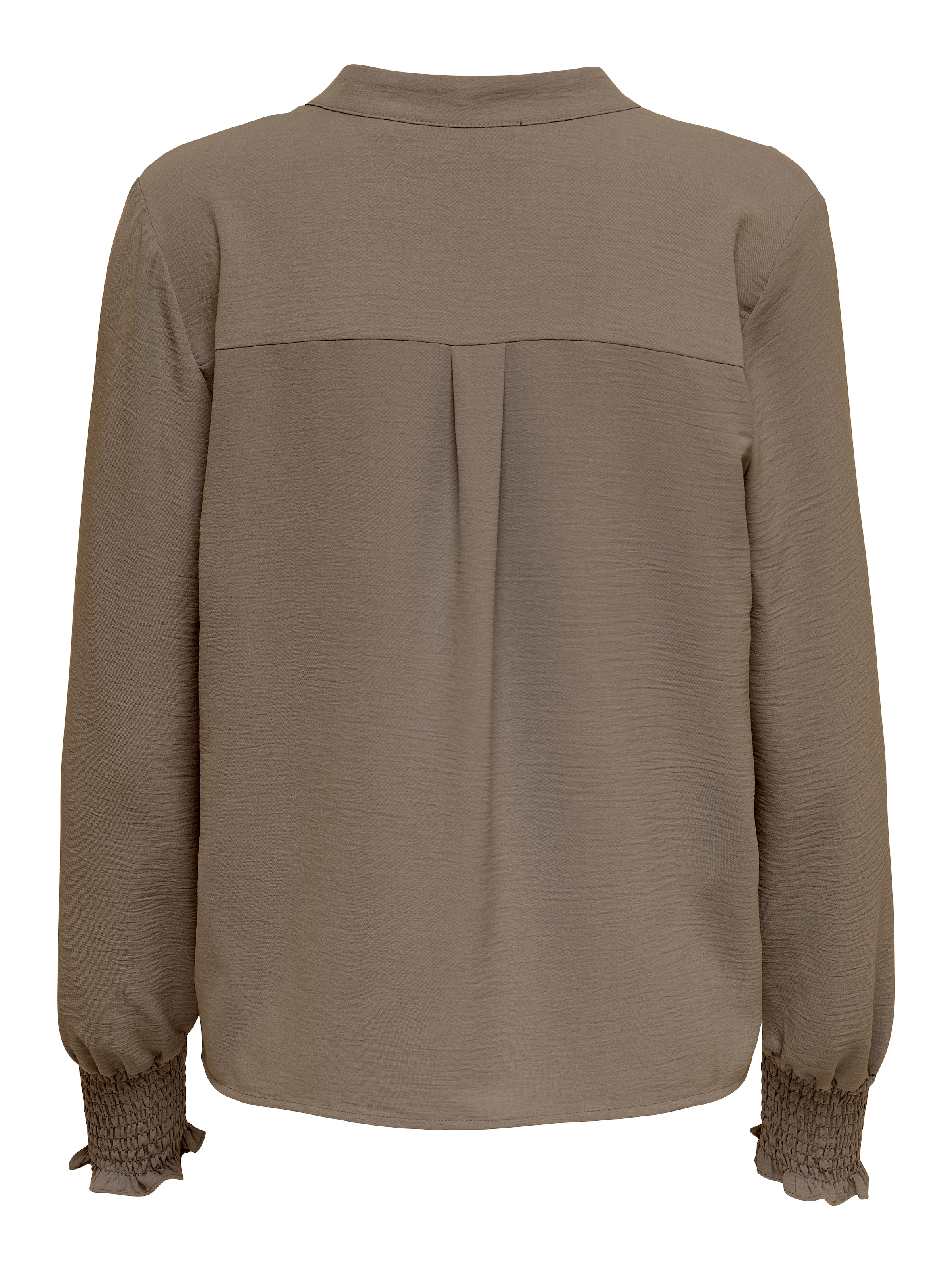 ONLY Blusenshirt »ONLMETTE V-NECK LS SMOCK TOP NOOS WVN«