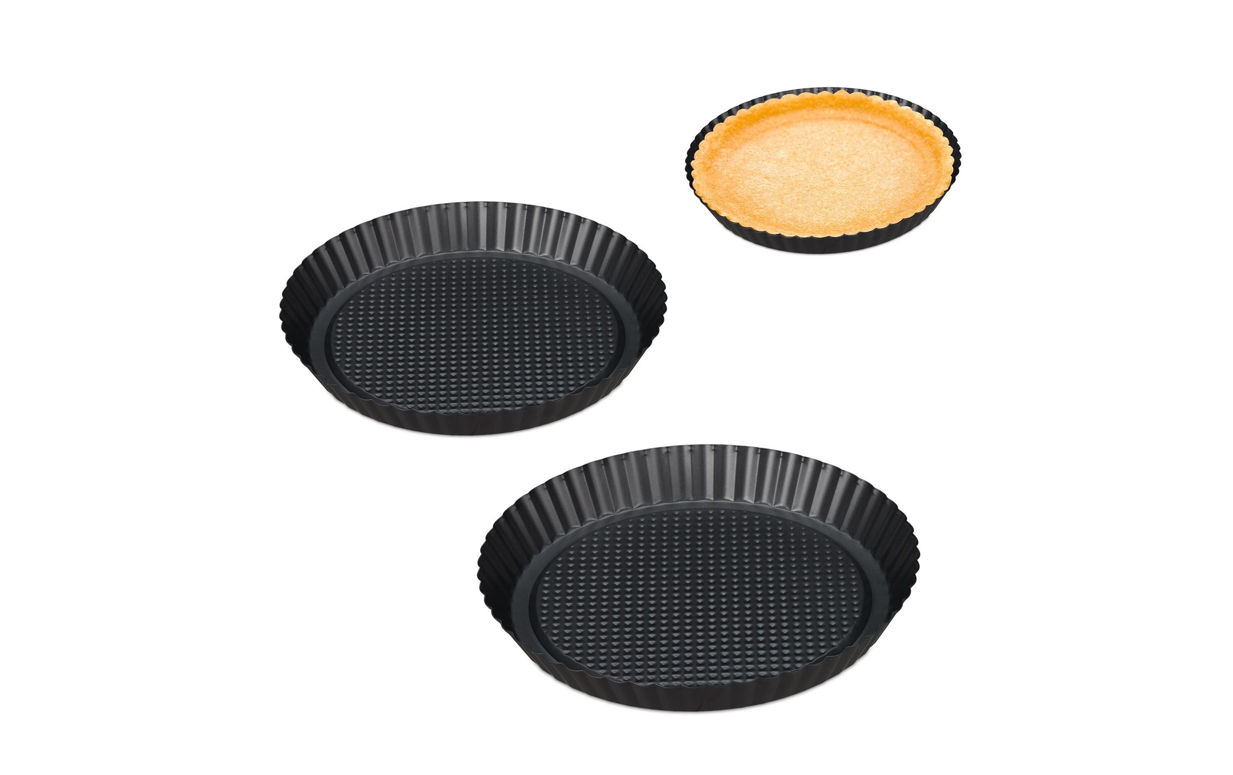 relaxdays Backform »21 cm/26 cm/28 cm«, (3 St.)