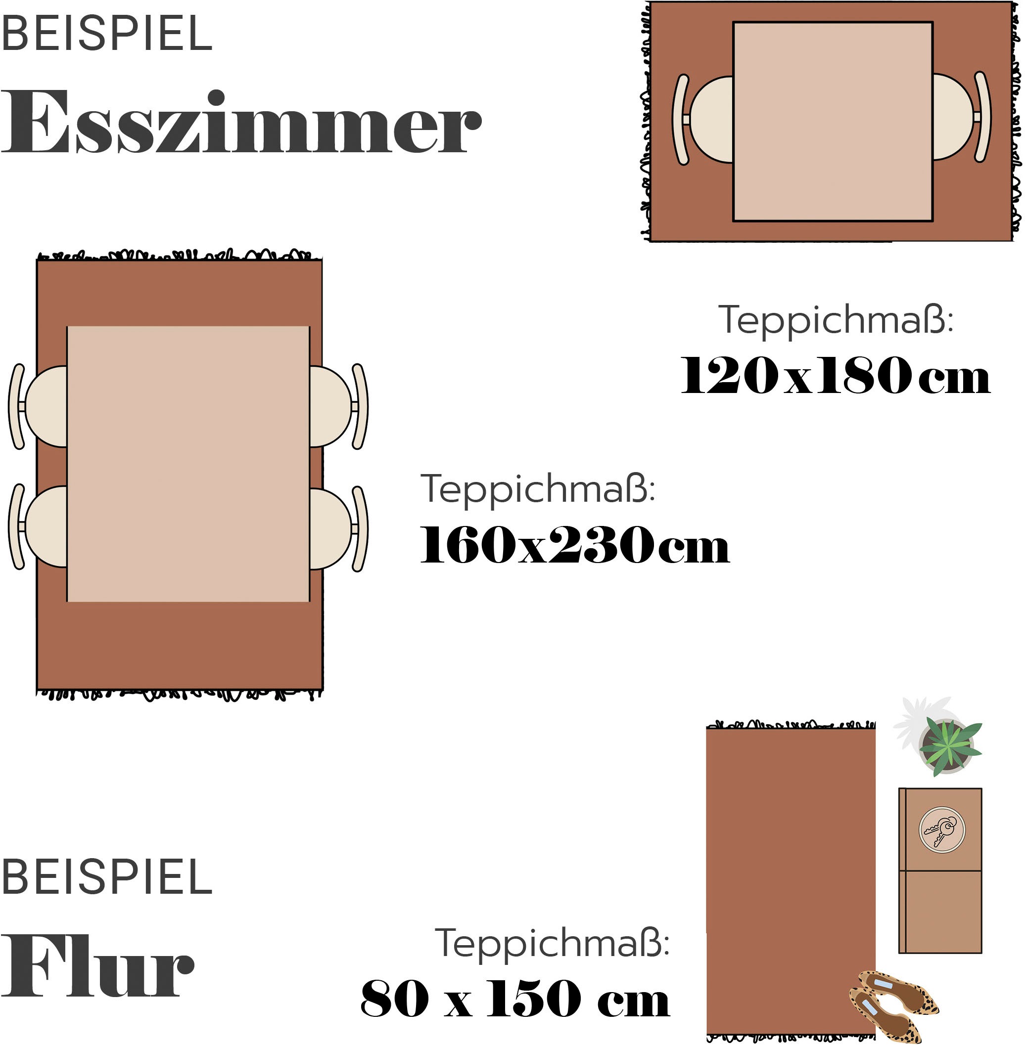 ASTRA Hochflor-Teppich »Paulie 250«, rechteckig, 25 mm Höhe, weicher Langflor, Shaggy, Wohnzimmer, Schlafzimmer