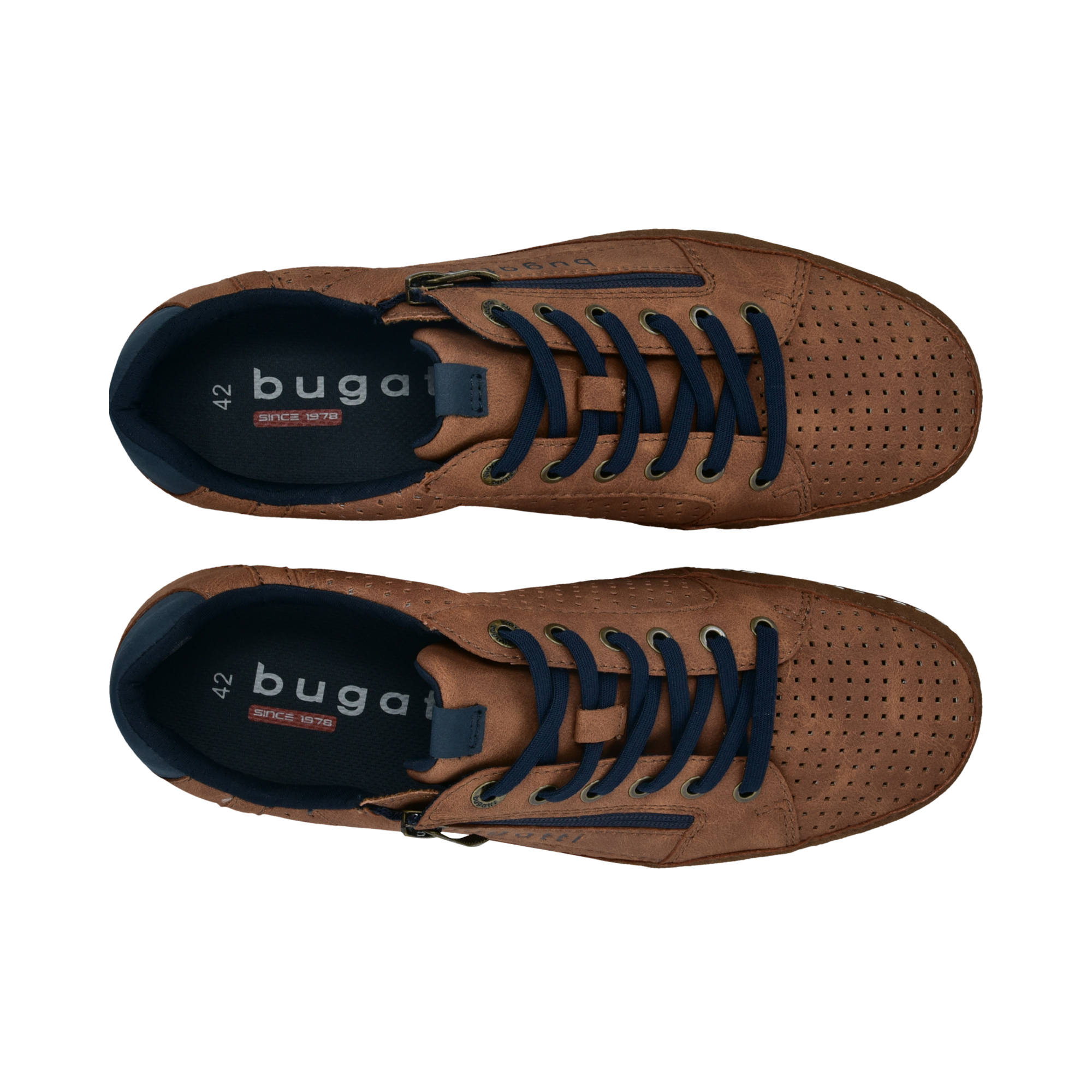 bugatti Sneaker  Halbschuh, Freizeitschuh mit praktischem Reissverschluss