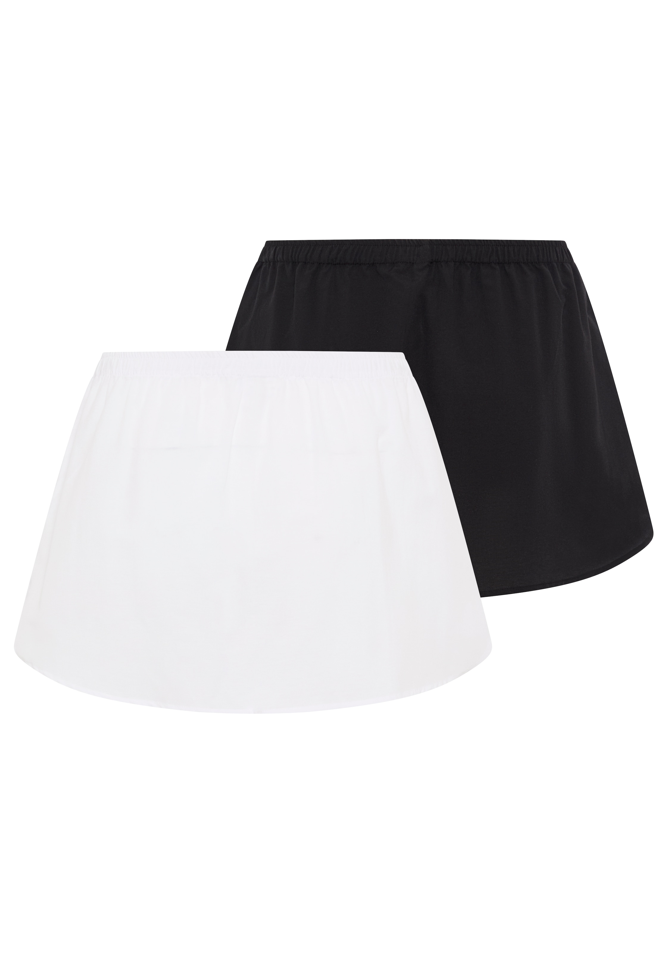 Laura Scott CURVE Chemisier long »Blusenverlängerung Grosse Grössen« Paquet, pack de 2,  style féminin, en coton et polyester, longueur couvrant les fesses