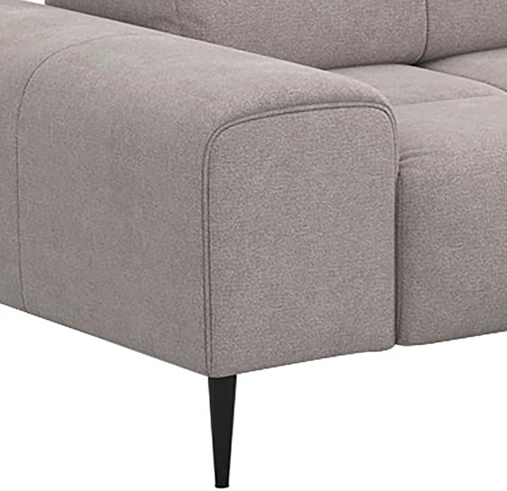COTTA Canapé d'angle »Theo L-Form, B: 298 cm« avec réglage de la tête, réglage de la profondeur d'assise optionnel