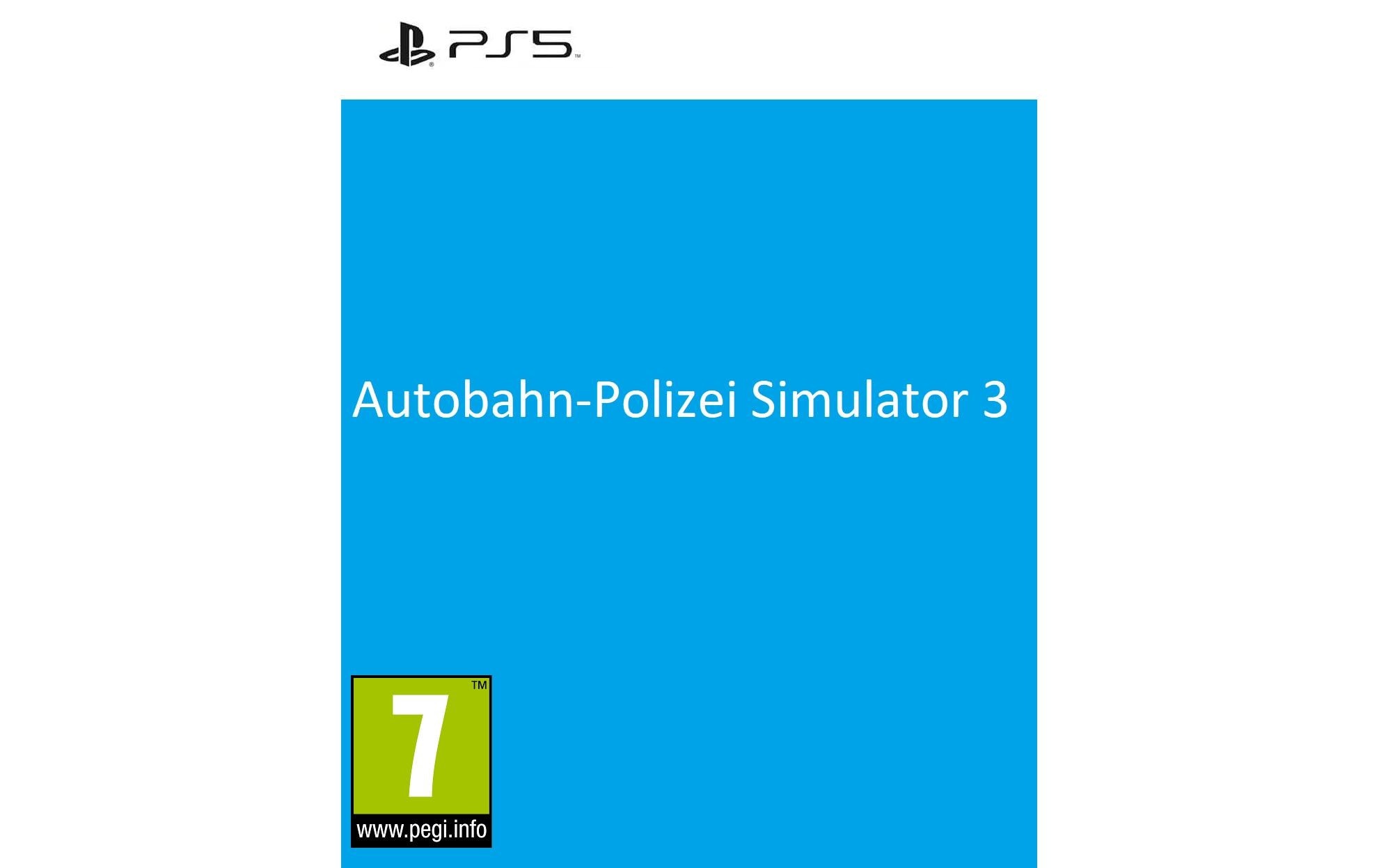 Image of Spielesoftware "GAME Autobahn-Polizei Simulator 3" PlayStation 5