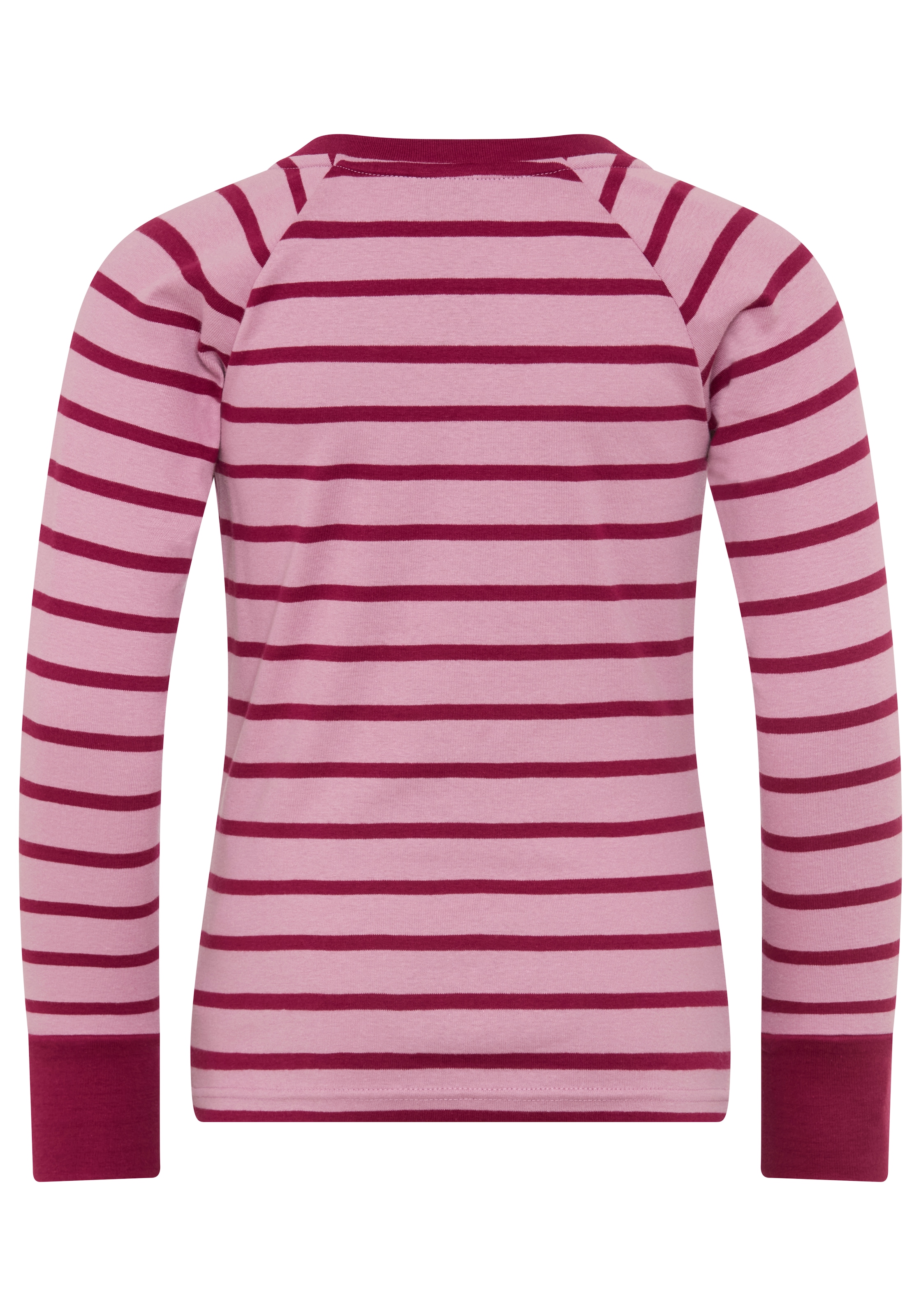 H.I.S T-shirt à manches longues »Garngewirktes Ripp-Shirt in modischen Ringelfarben von H.I.S« coupe ajustée, avec manches raglan, tendance, pour quotidien et streetwear
