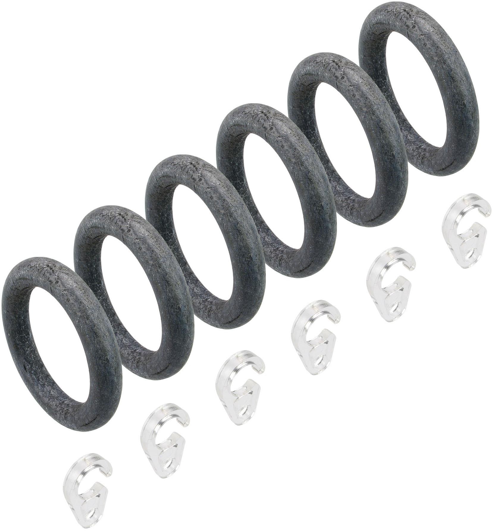 Liedeco Tringle à rideaux »Terra Kugel mit Streifen« Ø 28 mm 1 course-läufig Dimension fixe