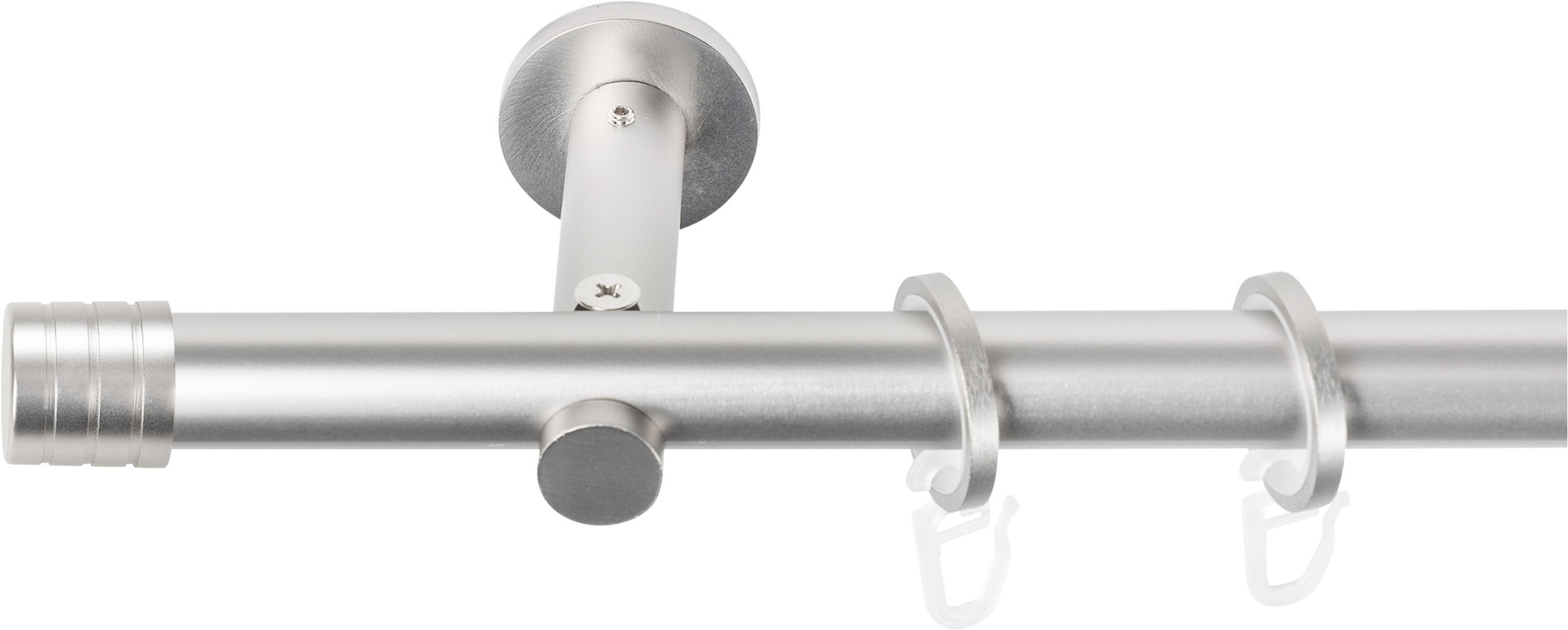 SN DECO GROUP Gardinenstange Ø 19 mm 1 läufig-läufig Fixmass;kürzbar