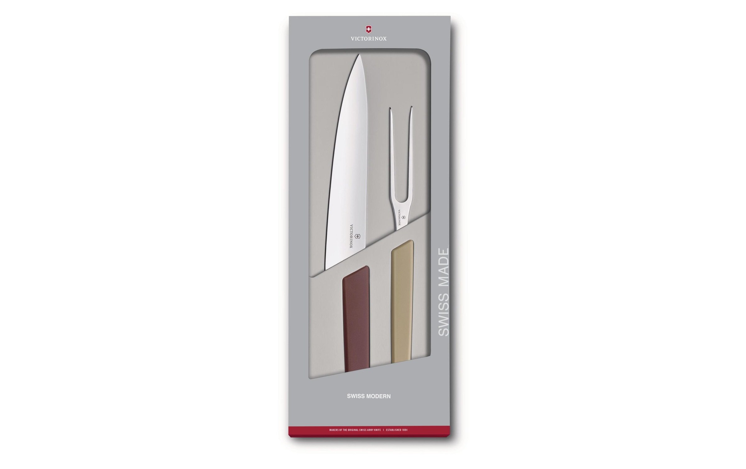 Victorinox Tranchierbesteck »Tranchier-Set Swiss Modern 2-teilig«, (2 tlg.)