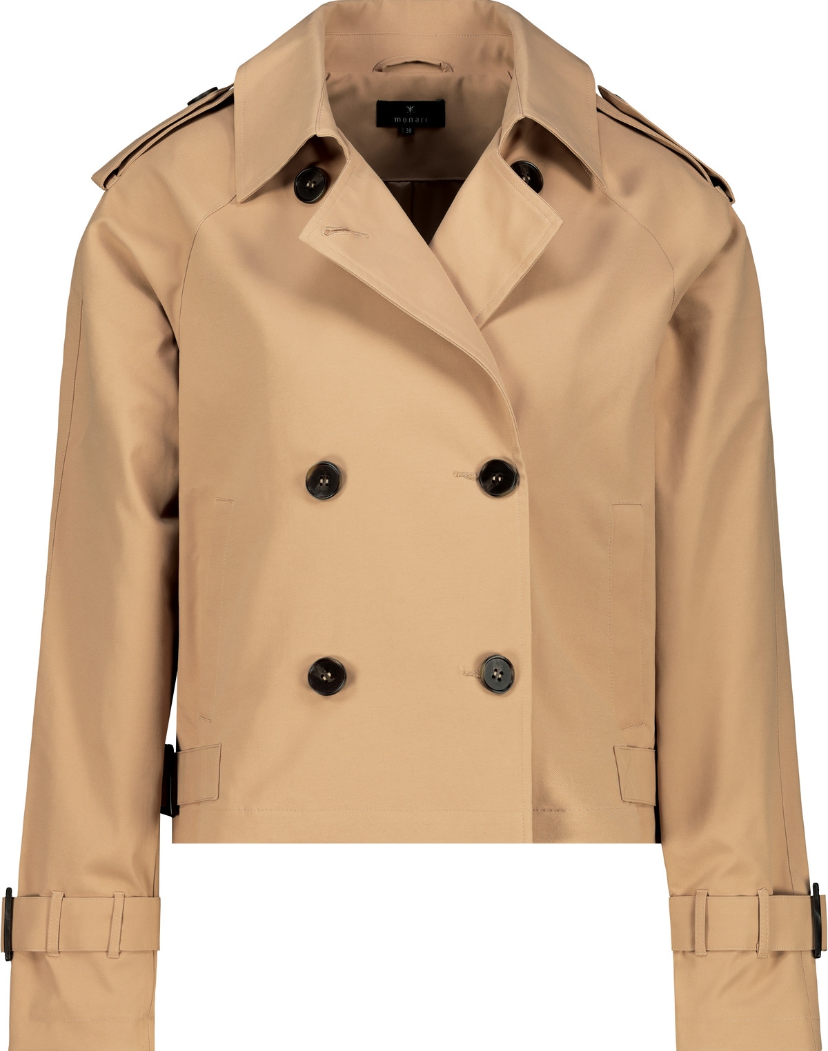 Monari Kurzjacke »Trench kurz« ohne Kapuze Regular fit mit stilvollen Knöpfen