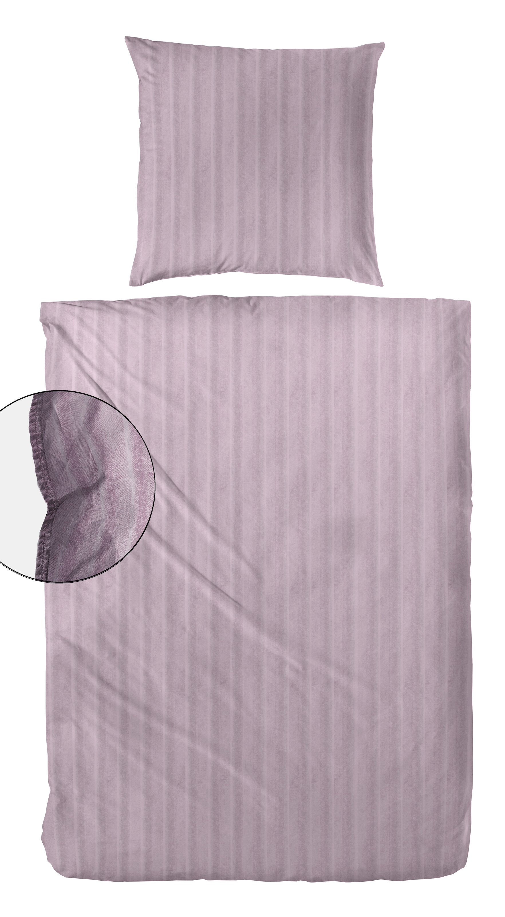 Image of Primera Bettwäsche "Stone-Washed Style" 2 Stk. Bettwäsche mit Streifen aus 100 % Baumwolle, ab Gr. 135x200 cm