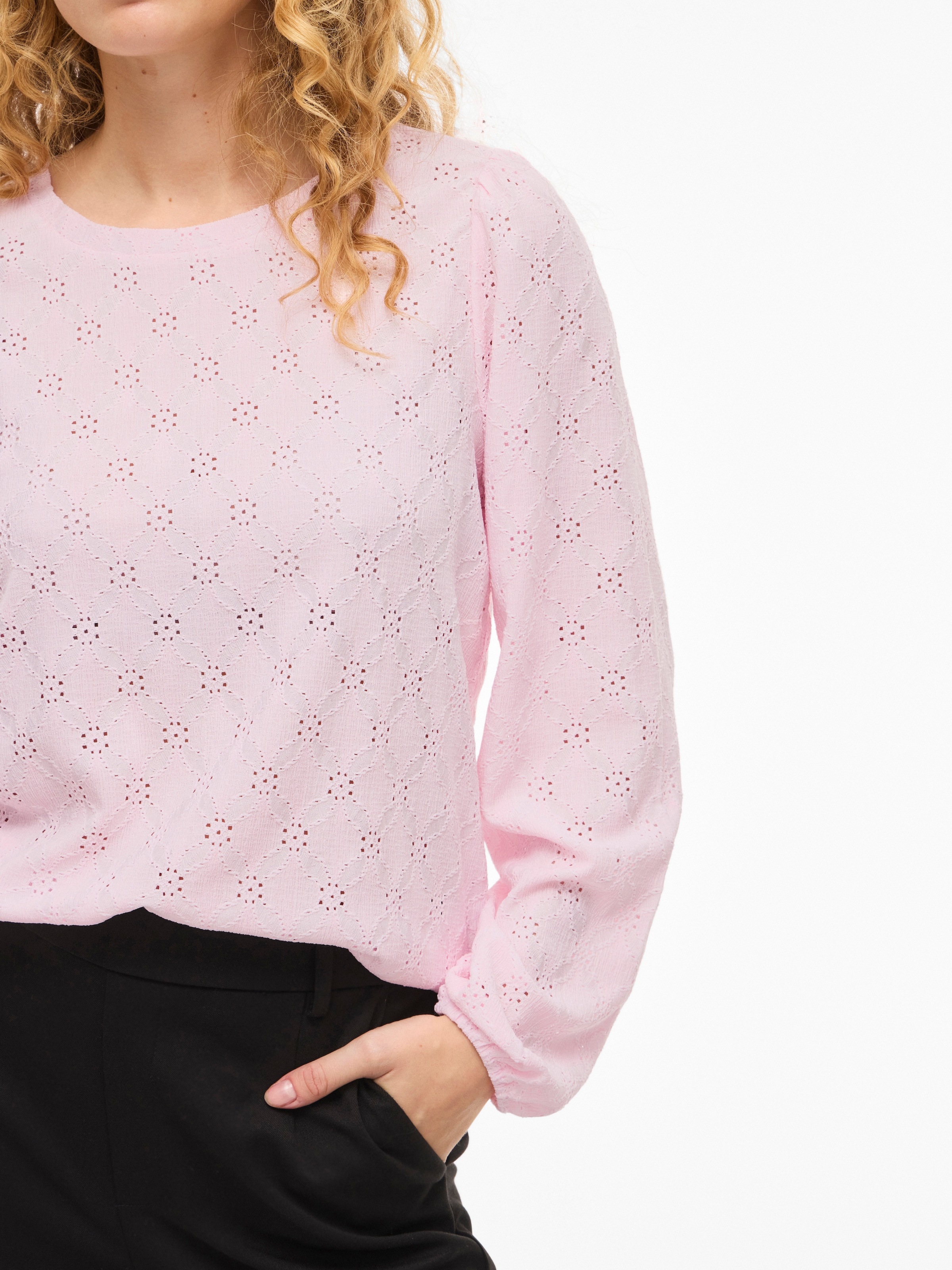 Vila T-shirt à manches longues »VIASTA O-NECK L/S TOP - NOOS«