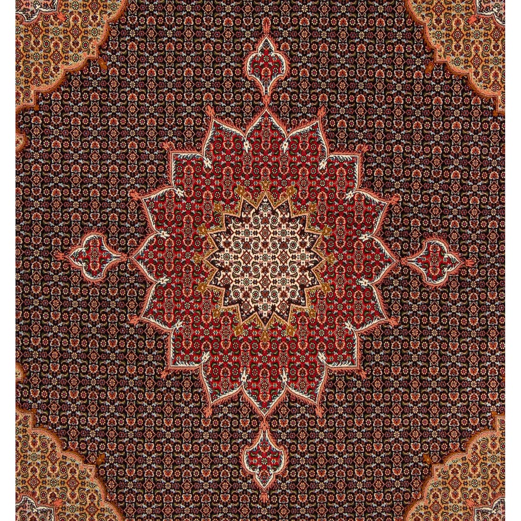 morgenland Orientteppich »Perser - Täbriz - Royal - 219 x 200 cm - dunkelblau«, quadratisch