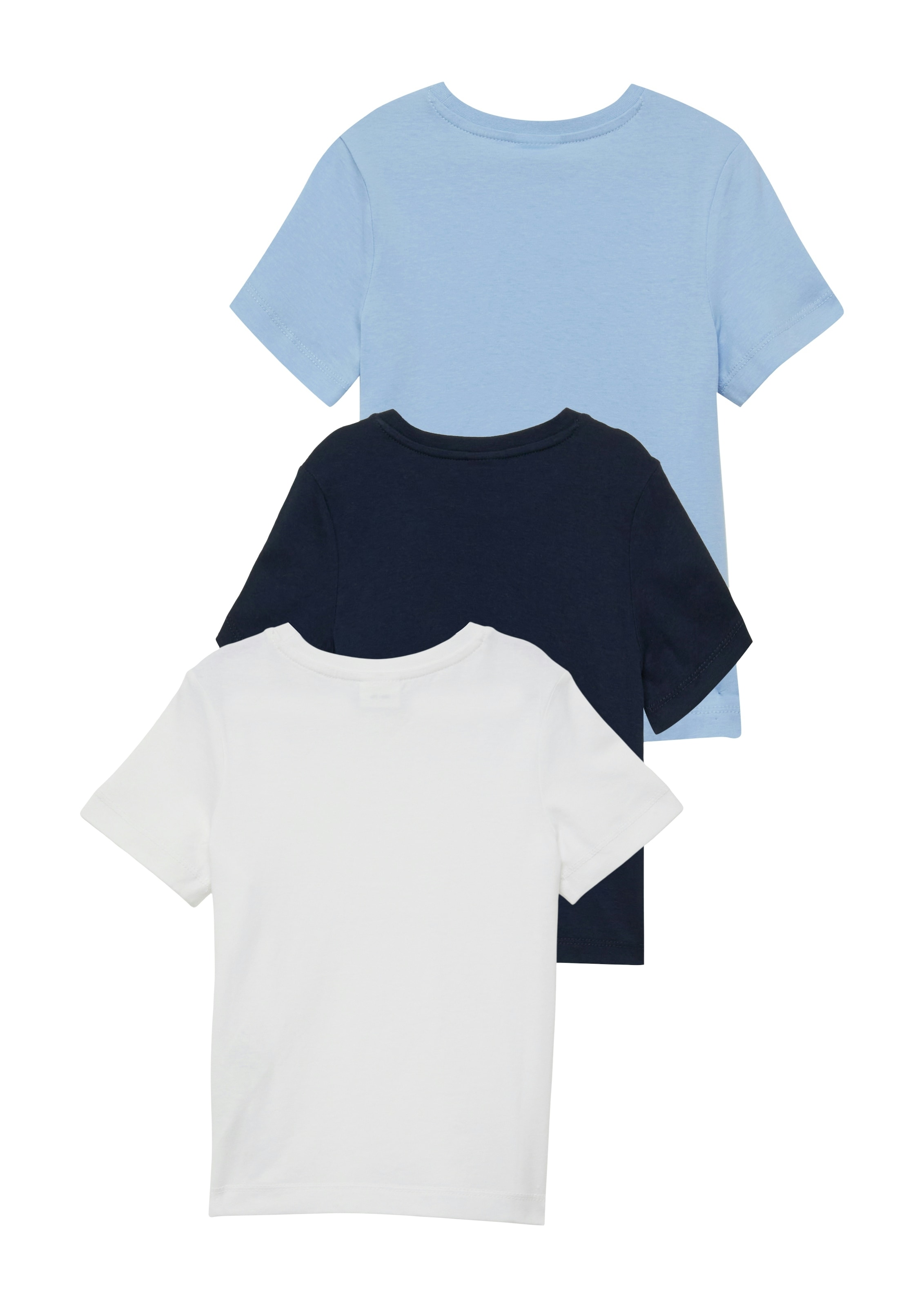 s.Oliver Junior T-shirt Paquet, 3 mit Rundhalsausschnitt