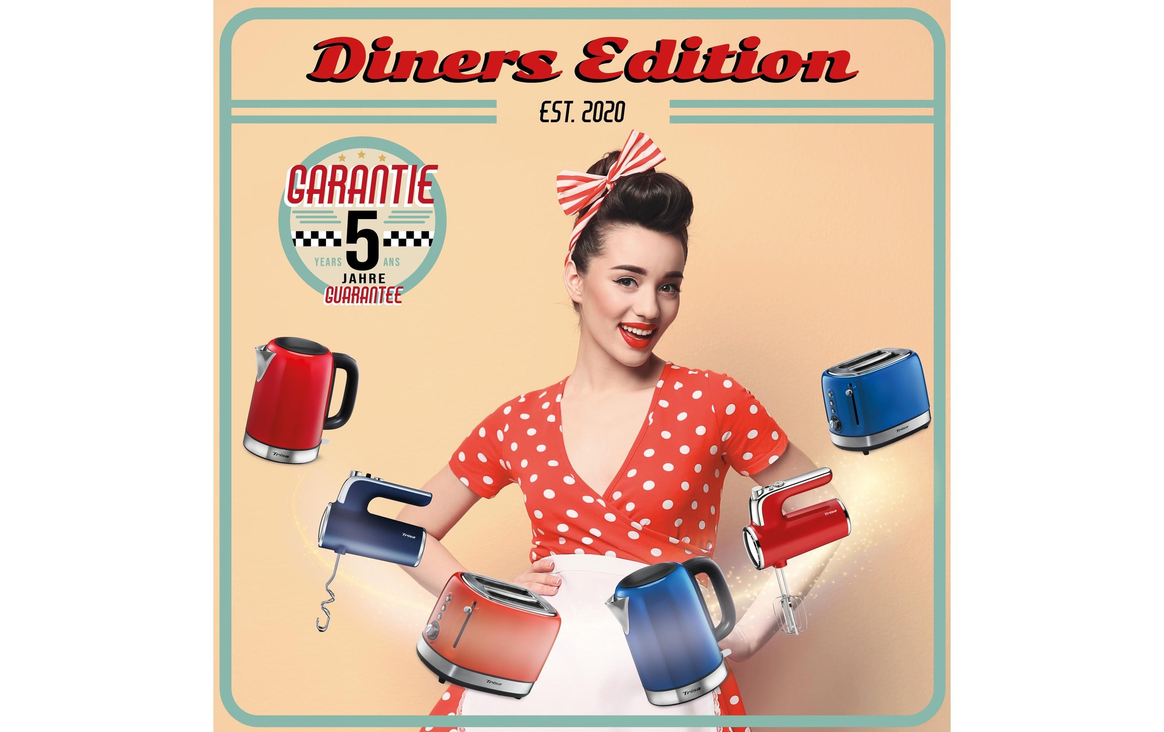 Trisa Toaster »Diners Edition«, 815 W