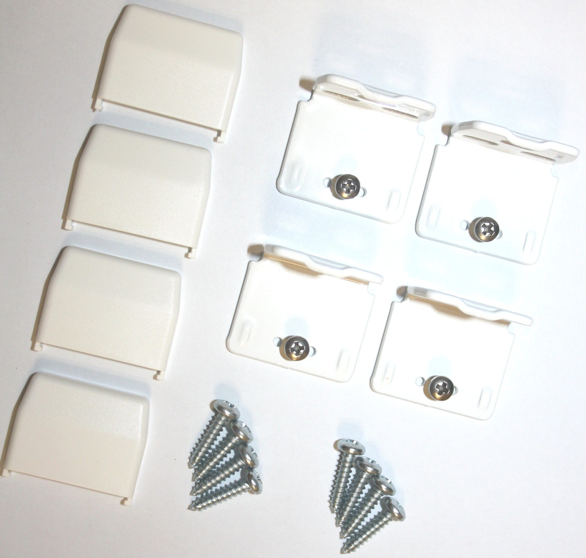 sunlines Sichtschutzzüge Montagezubehör, Packung, 4 St., für Plissees, für die Rahmen/-Wandmontage von Plissees