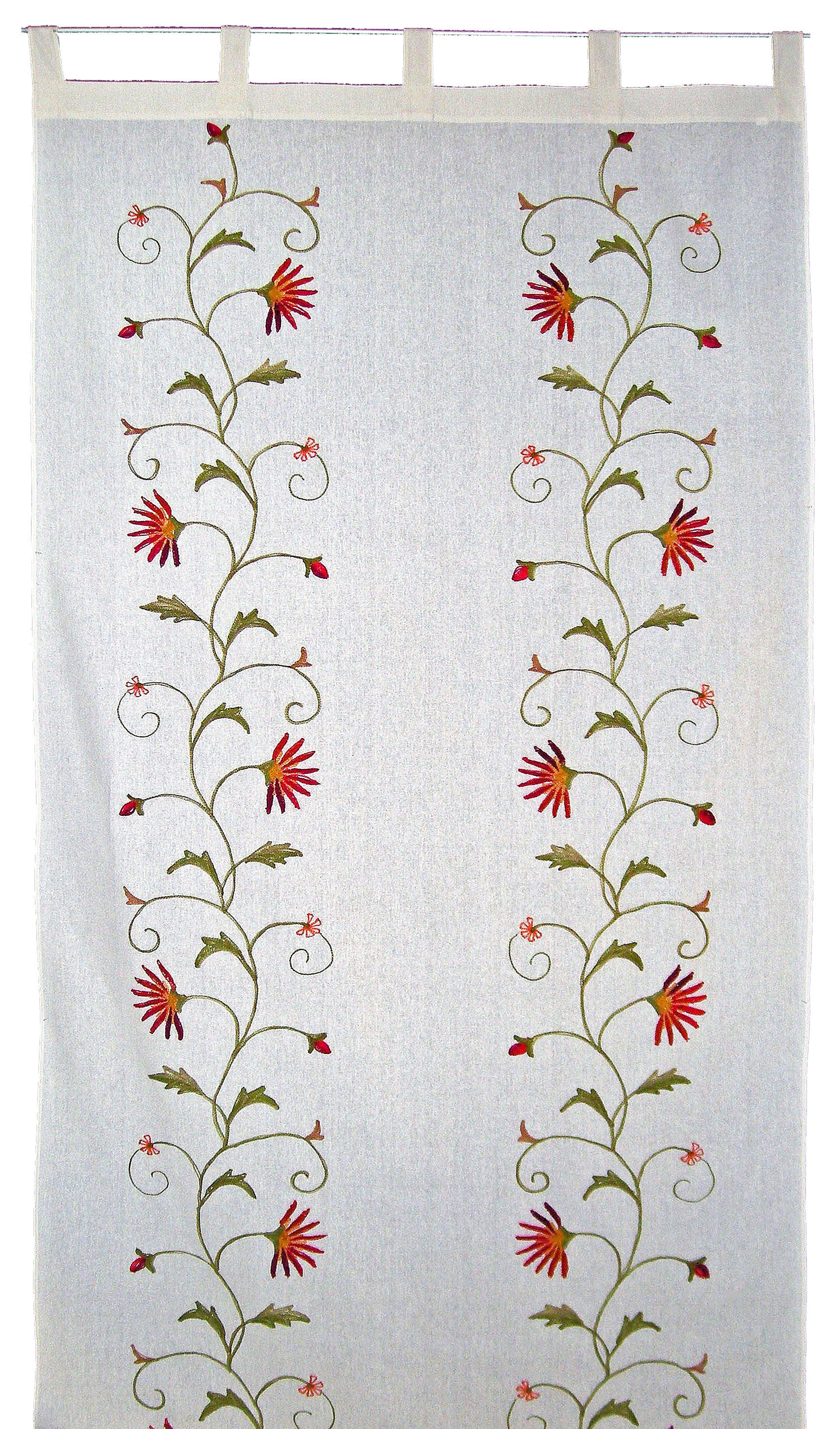 HOSSNER - ART OF HOME DECO Vorhang »Fuschlsee«, (1 St.), floraler  Shabby-Chic jetzt kaufen