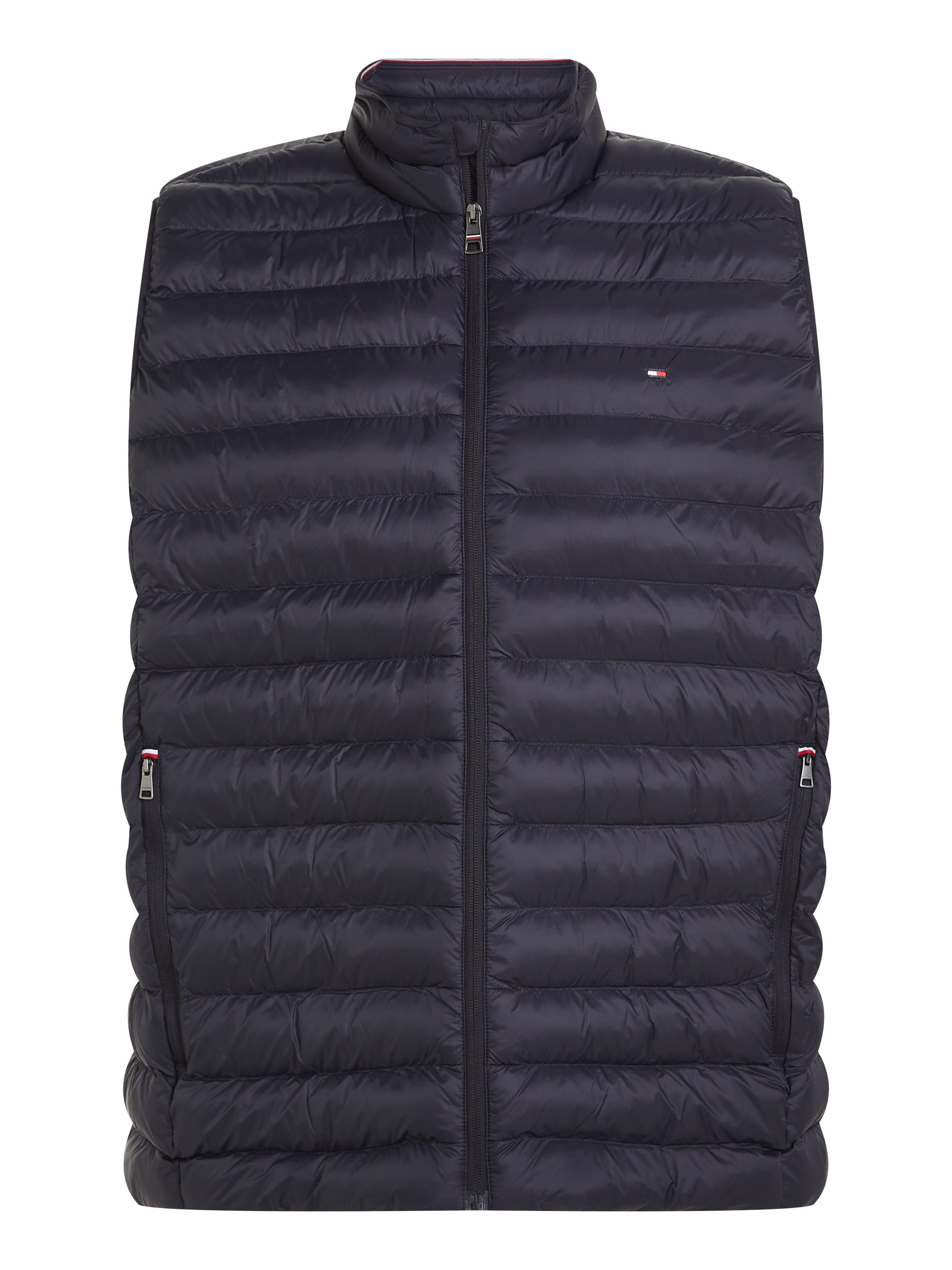 Tommy Hilfiger Big & Tall Steppweste »BT-PACKABLE RECYCLED VEST-B«, in Grossen Grössen, Logostickerei