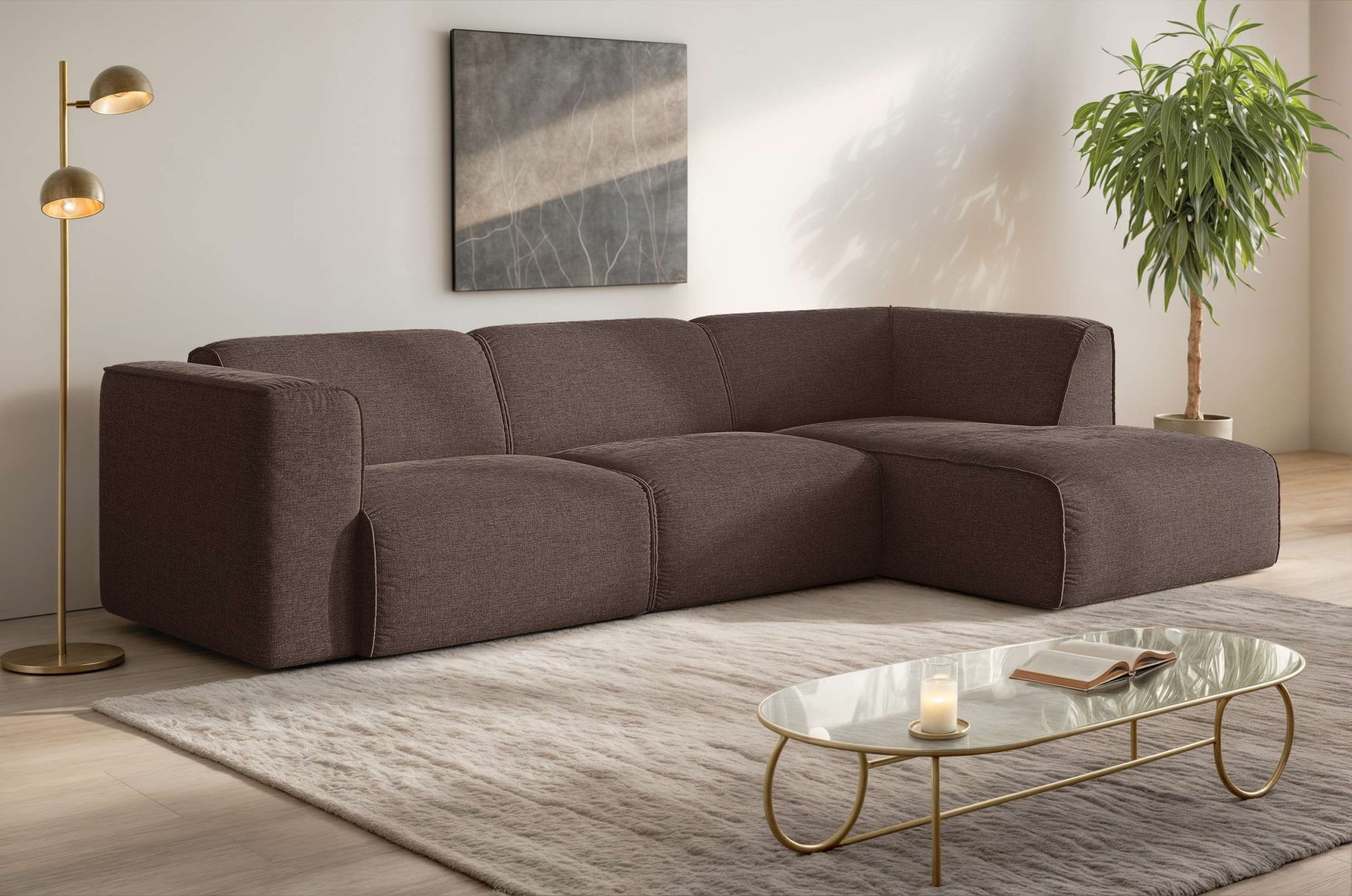 GOODproduct Canapé d'angle »Merid L-Form, B: 295 cm - OTTO. Verlässliche Qualität.« jederzeit durch Module erweiterbar