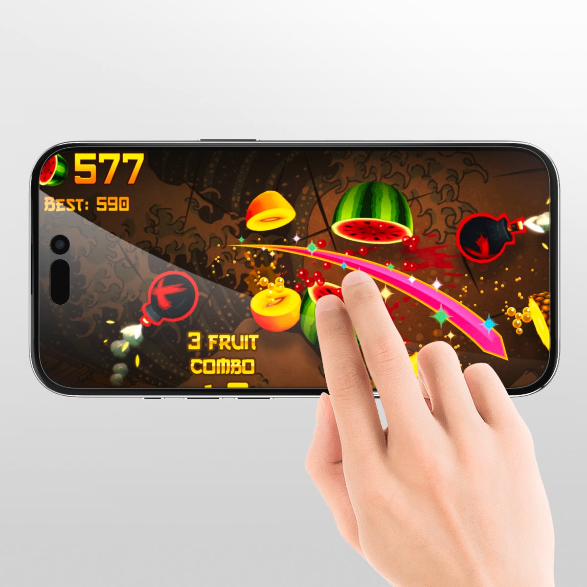 4smarts Displayschutzglas »Second Glass Privacy mit Montagerahmen«, für Apple iPhone 16, (1 St.), Displayschutzfolie, Schutzfolie, Bildschirmschutz, kratz- & stossfest