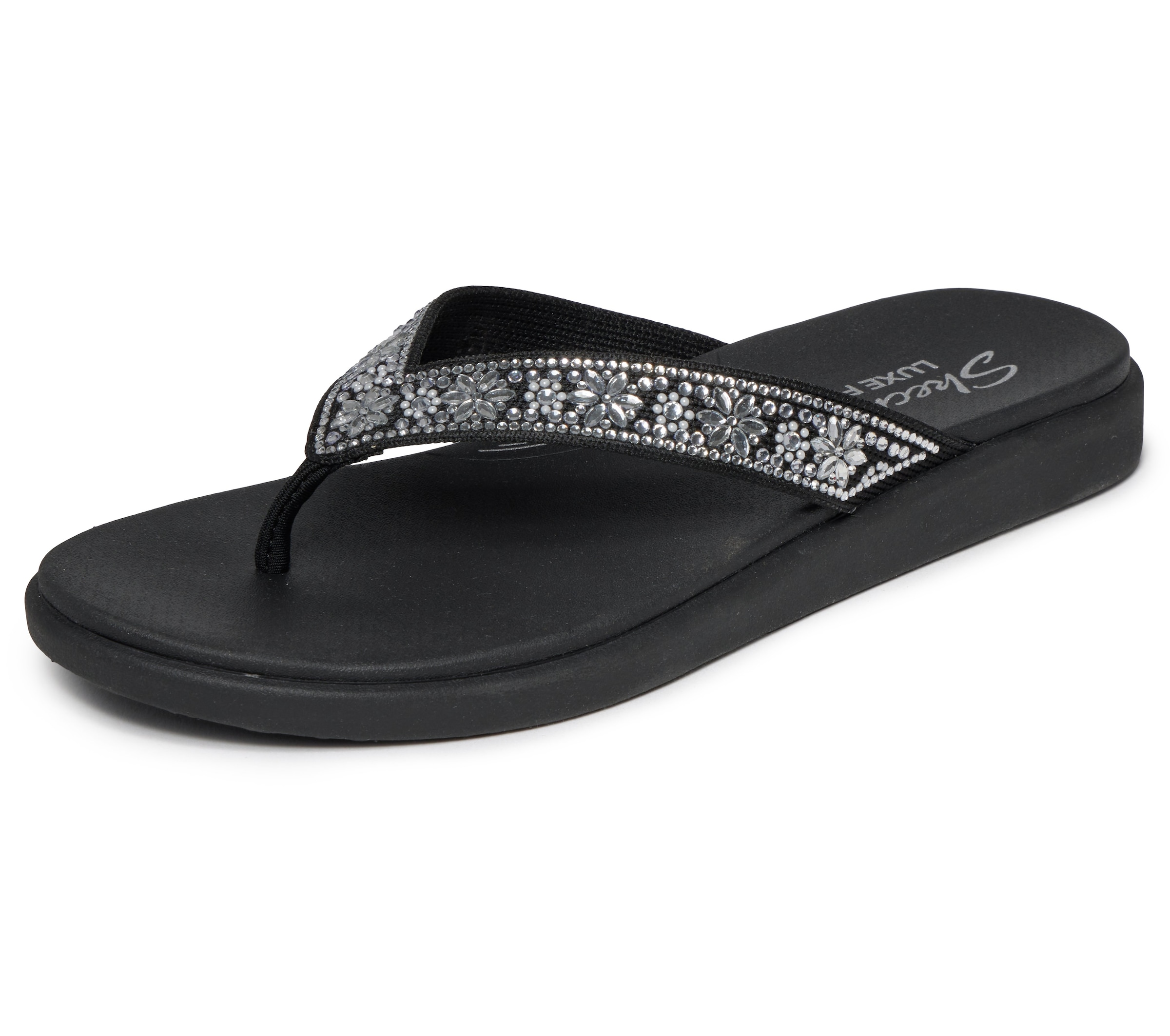 Skechers Séparateur d'orteils »MEDITATION LUXE«  Chaussure d'été, de plage, de vacances avec pierres scintillantes