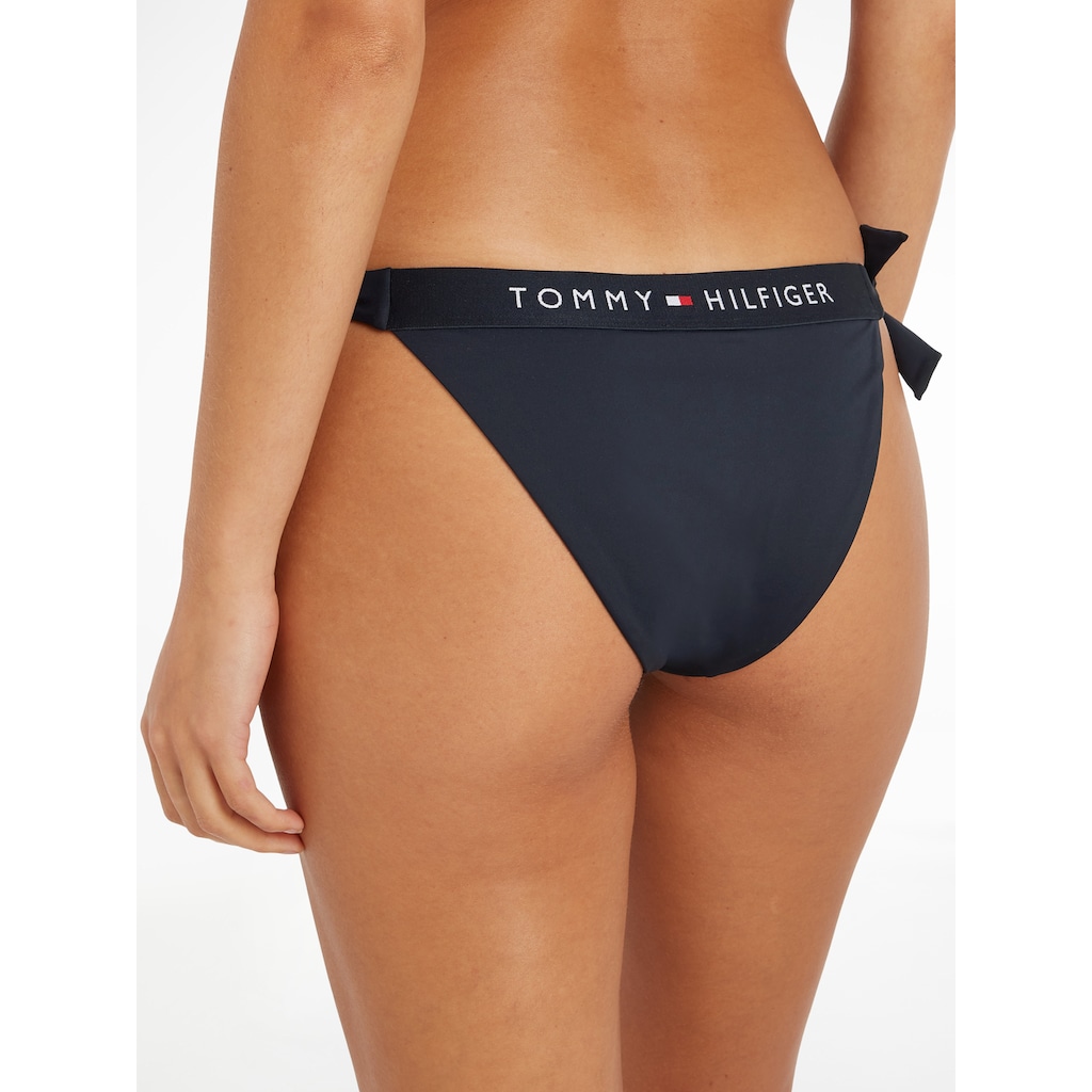 Tommy Hilfiger Swimwear Bikini-Hose »TH SIDE TIE CHEEKY BIKINI«, mit Tommy Hilfiger Logoschriftzug