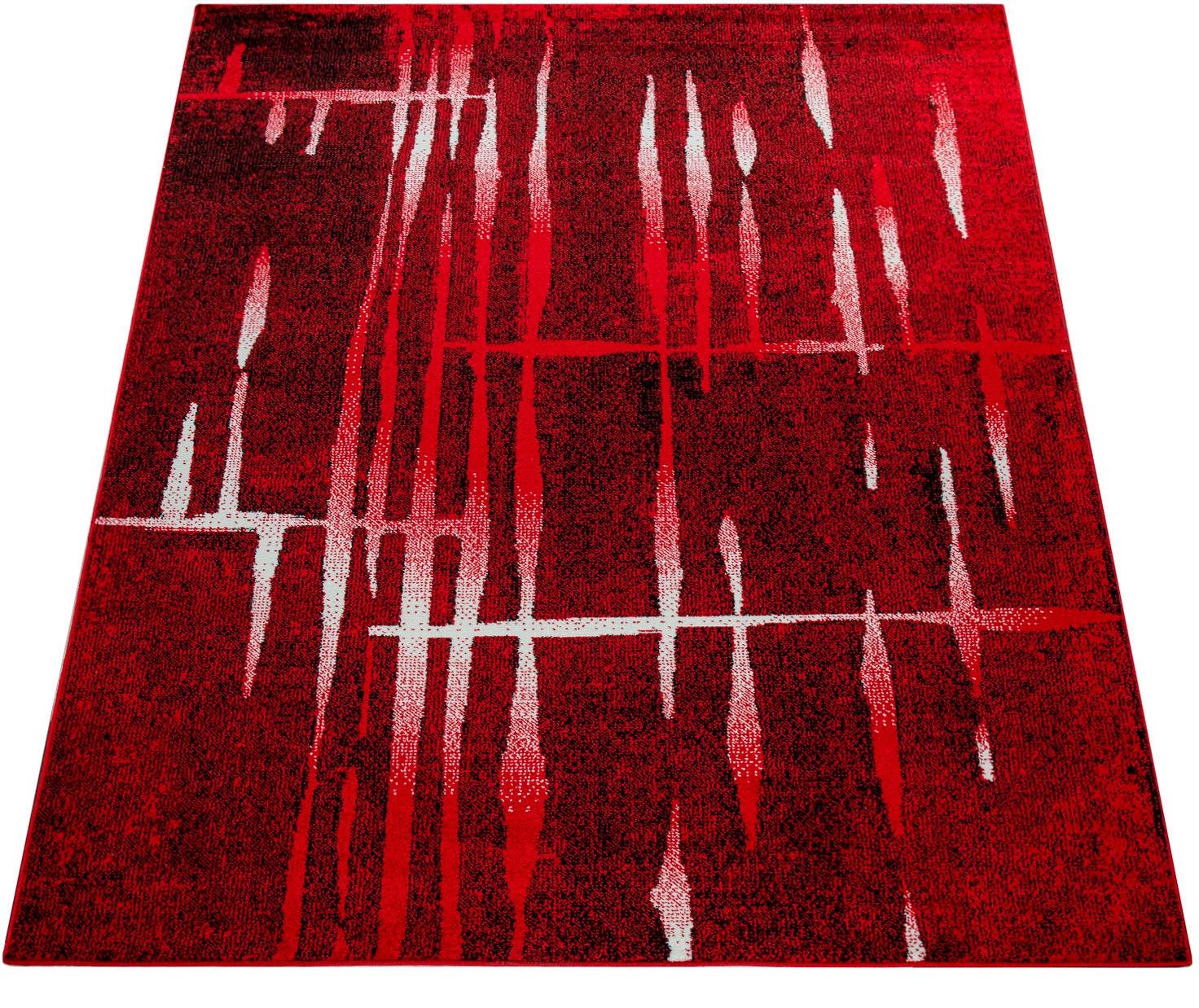 Image of Paco Home Läufer »ECE 924«, rechteckig, 14 mm Höhe, Teppich-Läufer, Kurzflor, modernes Matrix Design, ideal im Flur & Schlafzimmer bei Ackermann Versand Schweiz