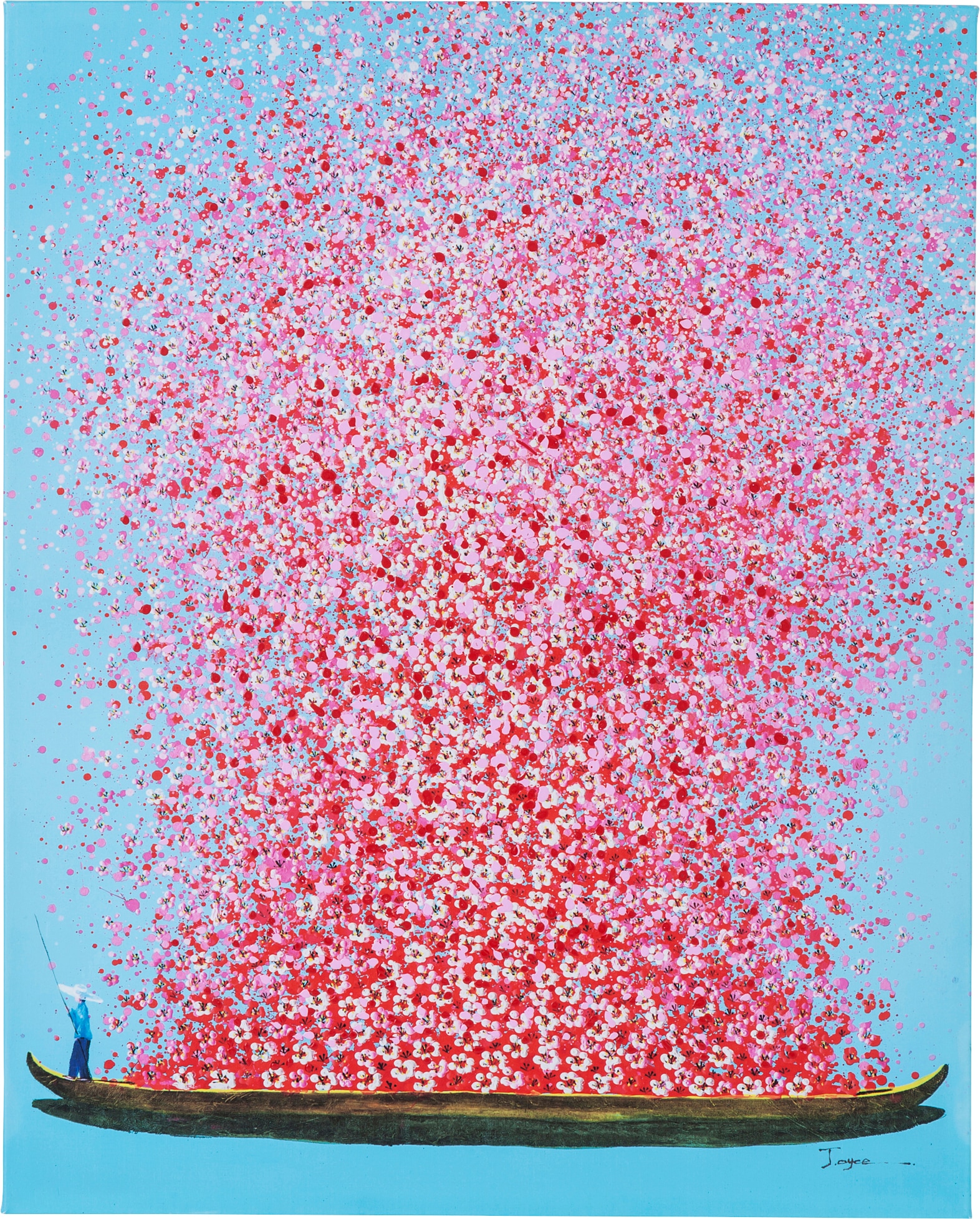 Kare Design Leinwandbild »Bild Touched Flower Boat«