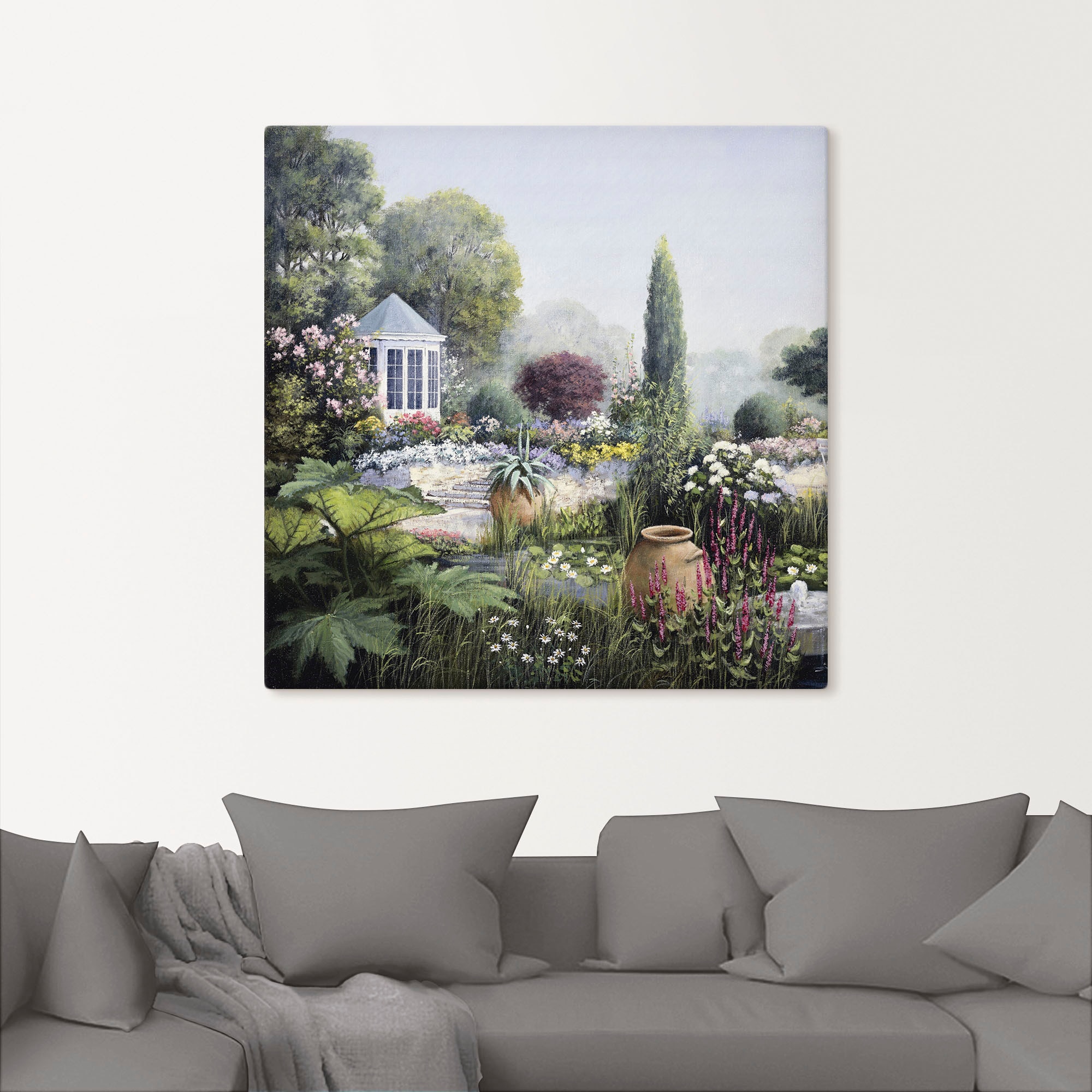 Artland Leinwandbild »Paradies I«, Garten, (1 St.), auf Keilrahmen gespannt