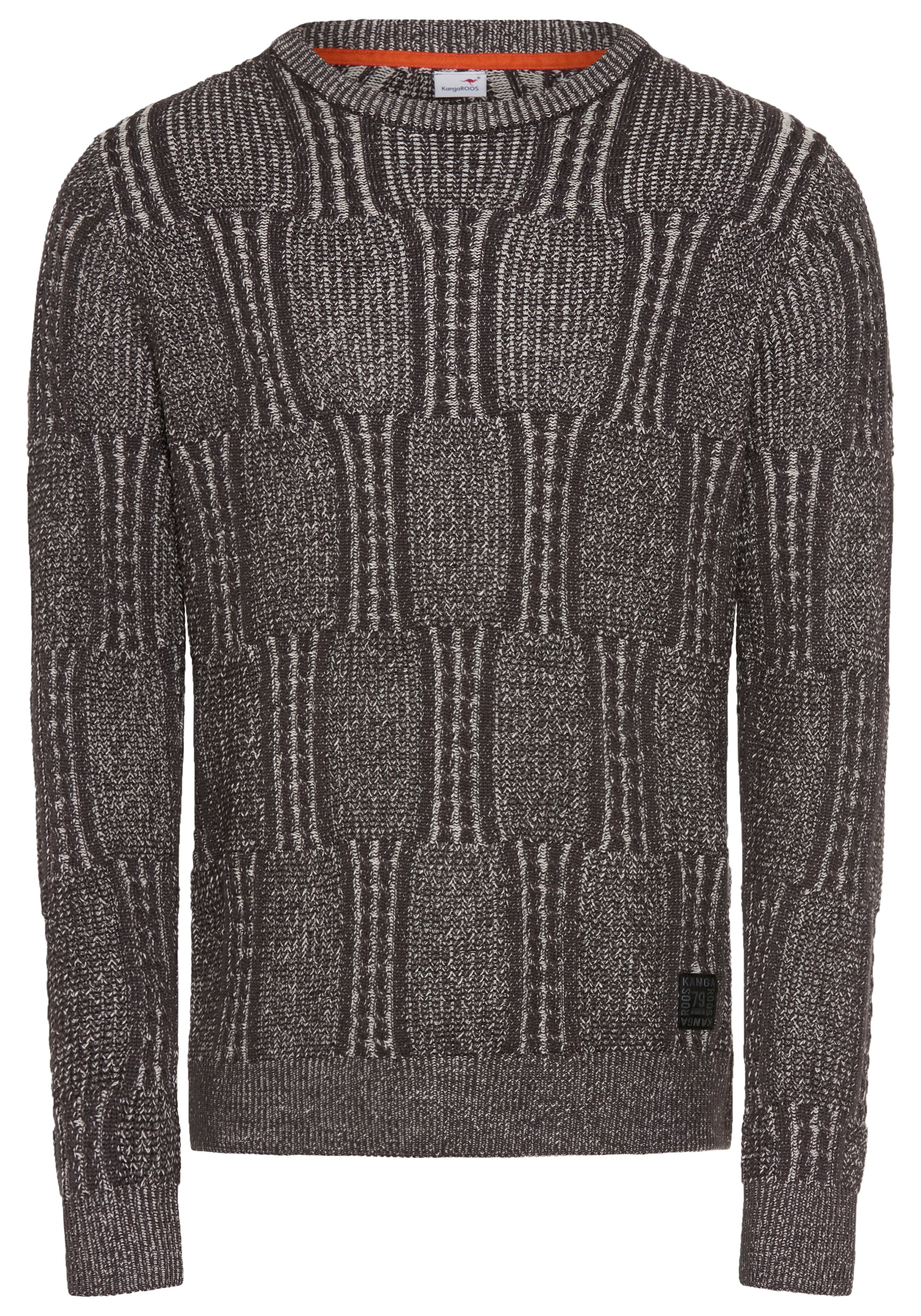 KangaROOS Pull en tricot Coupe régulière, col rond, longueur normale