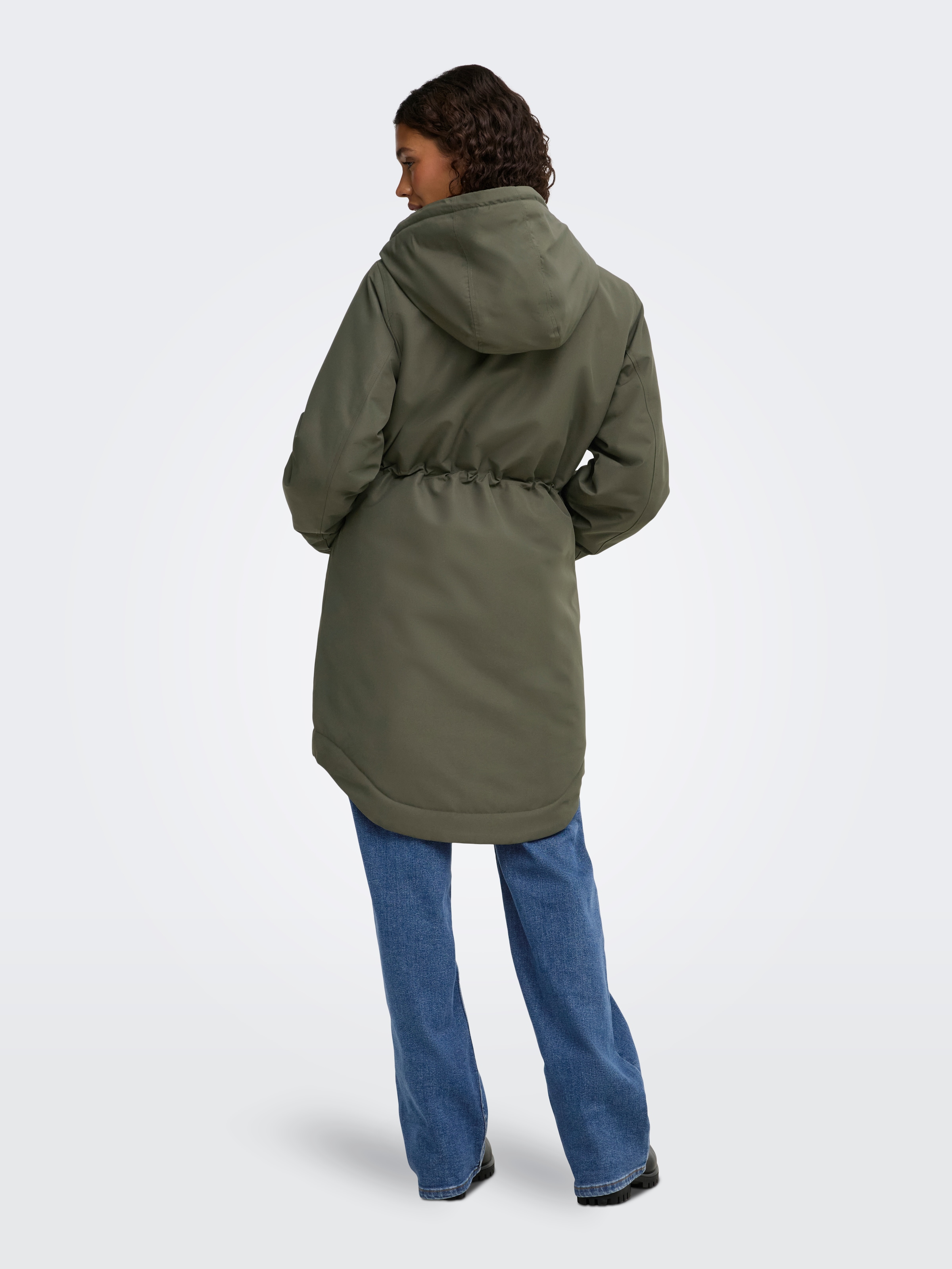 JDY Parka »JDYVALENCIA PARKA COAT OTW SIJ« mit Kapuze Polyester