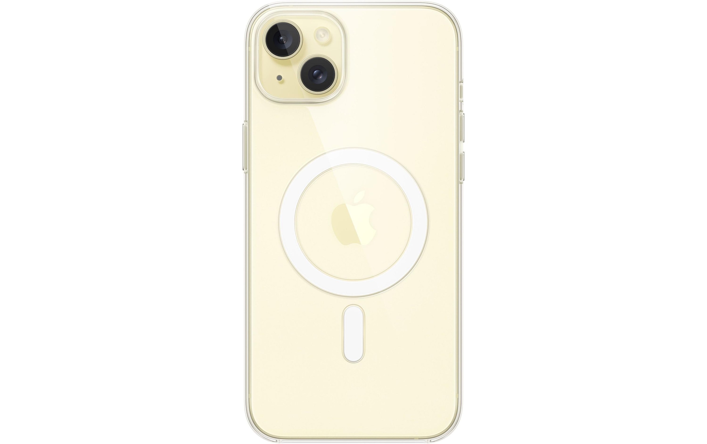 Apple Smartphone Clear Case mit MagSafe, iPhone 15 Plus, Transparent